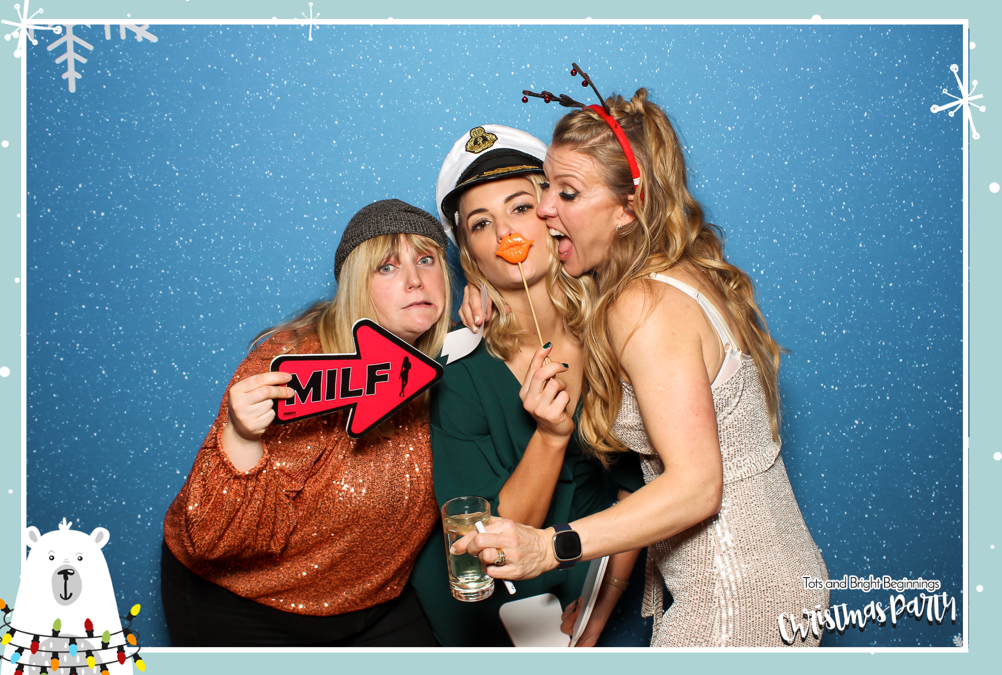 TOTS Christmas Party - Classic Open Booth | View more photos from the event at gallery.freshbooths.com/u/FreshBooths/TOTS-Christmas-Party-Classic-Open-Booth