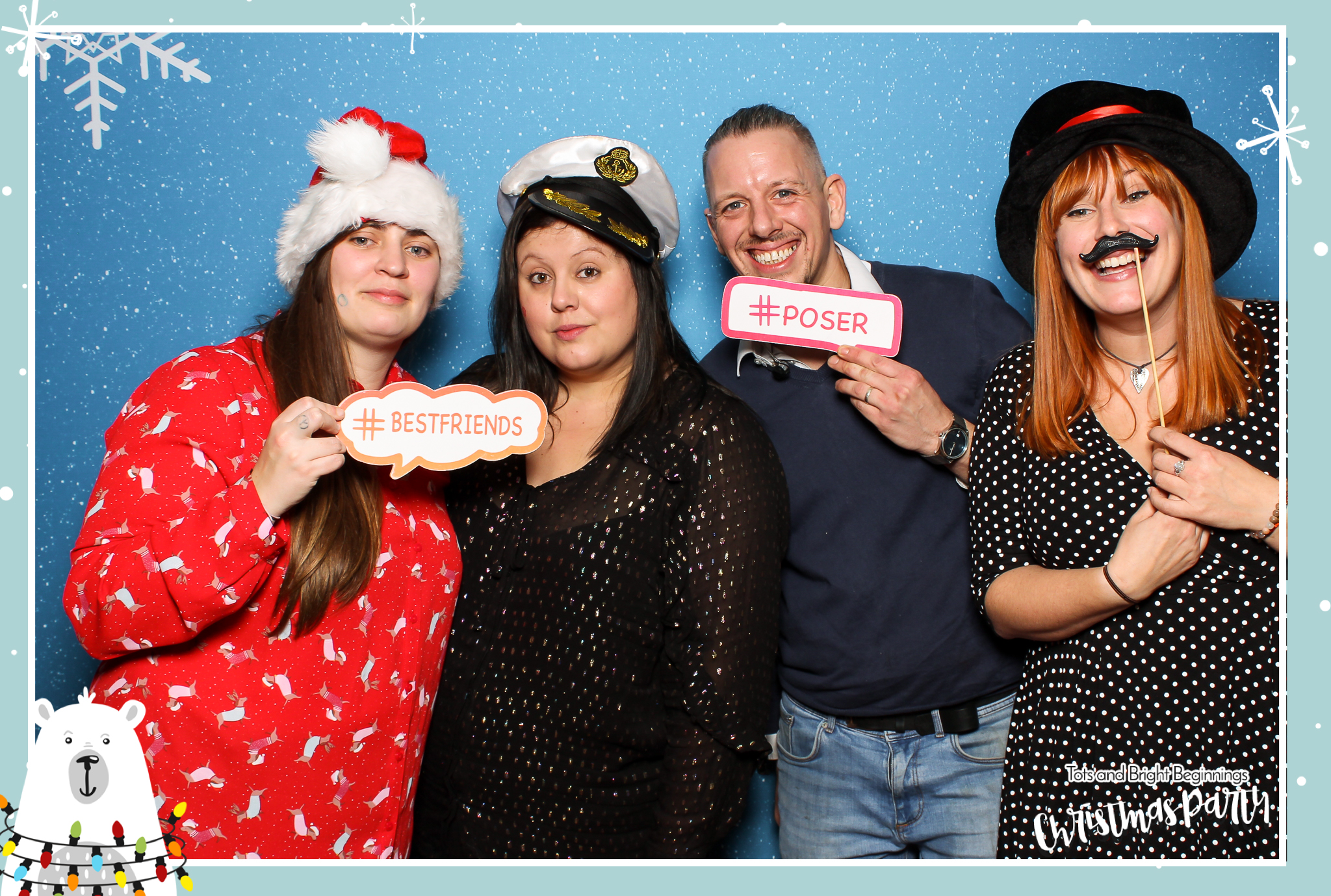 TOTS Christmas Party - Classic Open Booth | View more photos from the event at gallery.freshbooths.com/u/FreshBooths/TOTS-Christmas-Party-Classic-Open-Booth