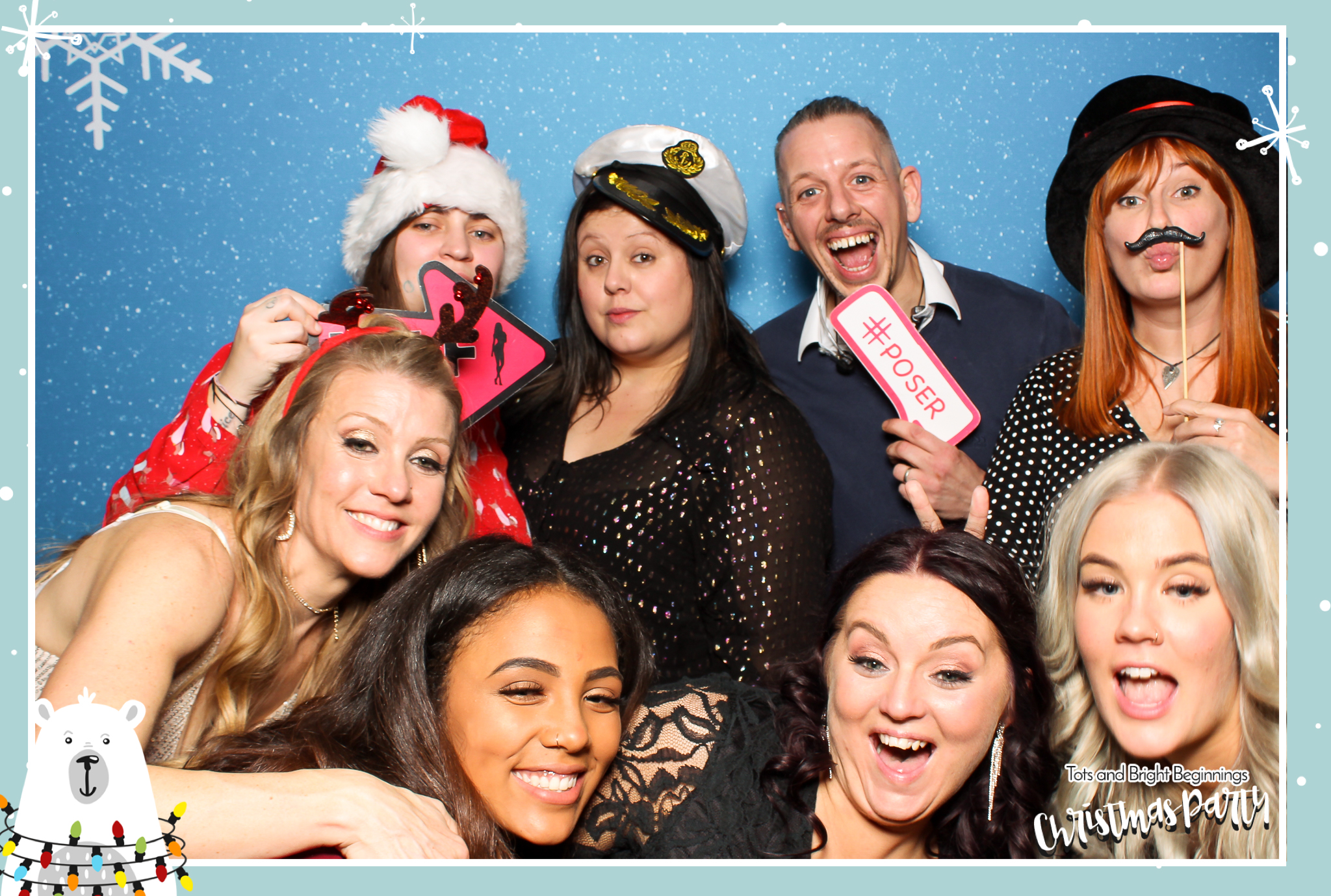 TOTS Christmas Party - Classic Open Booth | View more photos from the event at gallery.freshbooths.com/u/FreshBooths/TOTS-Christmas-Party-Classic-Open-Booth