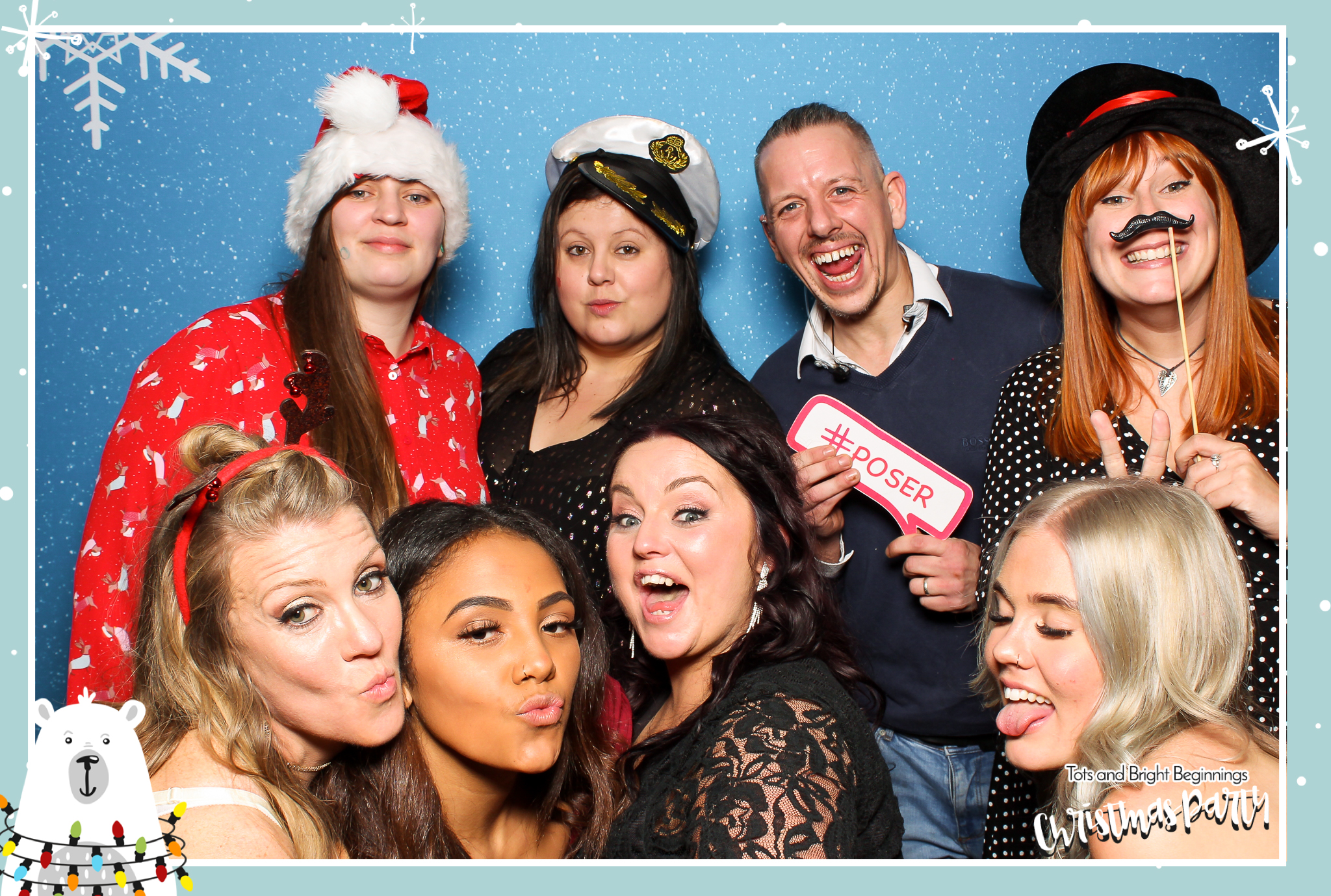 TOTS Christmas Party - Classic Open Booth | View more photos from the event at gallery.freshbooths.com/u/FreshBooths/TOTS-Christmas-Party-Classic-Open-Booth