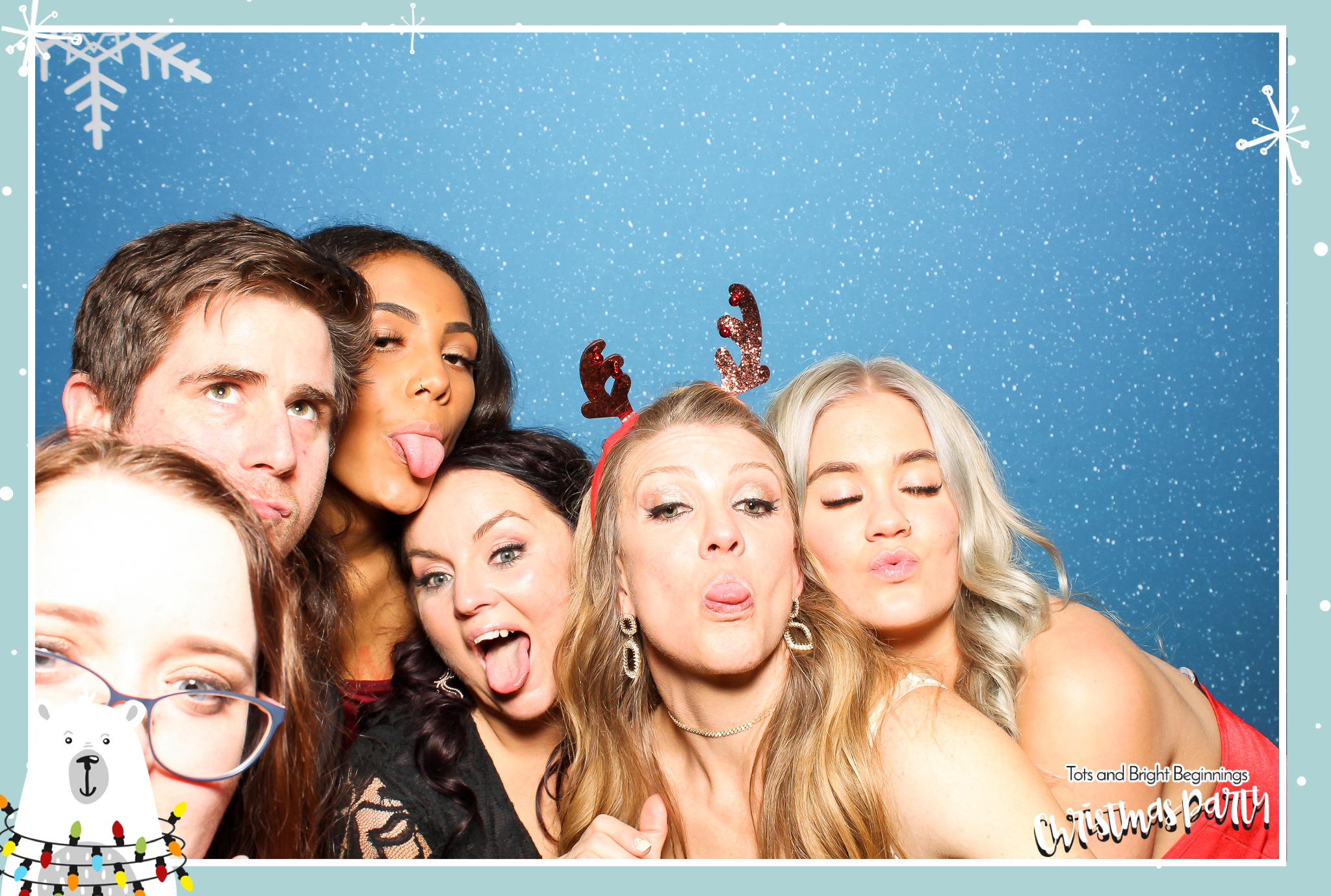 TOTS Christmas Party - Classic Open Booth | View more photos from the event at gallery.freshbooths.com/u/FreshBooths/TOTS-Christmas-Party-Classic-Open-Booth