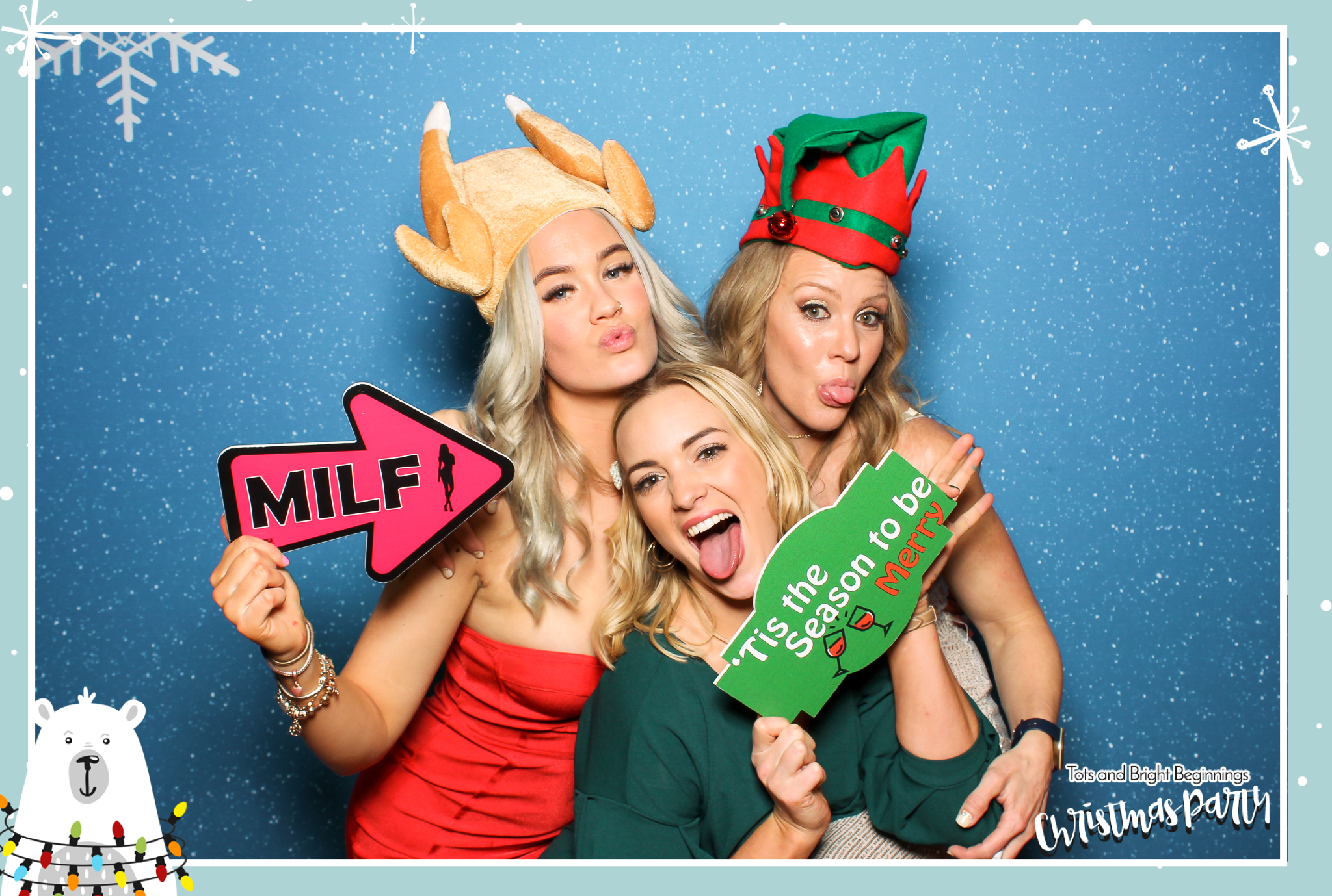 TOTS Christmas Party - Classic Open Booth | View more photos from the event at gallery.freshbooths.com/u/FreshBooths/TOTS-Christmas-Party-Classic-Open-Booth