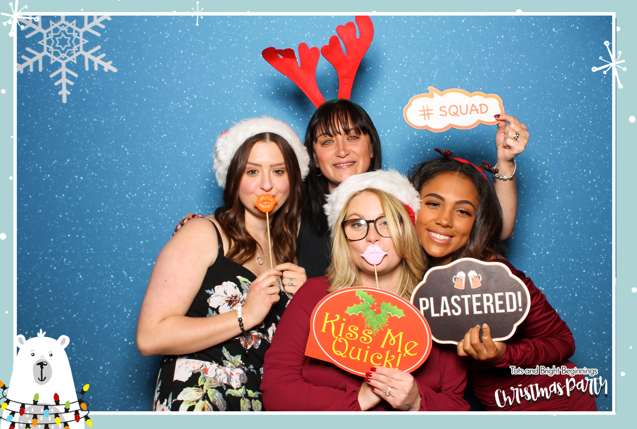 TOTS Christmas Party - Classic Open Booth | View more photos from the event at gallery.freshbooths.com/u/FreshBooths/TOTS-Christmas-Party-Classic-Open-Booth