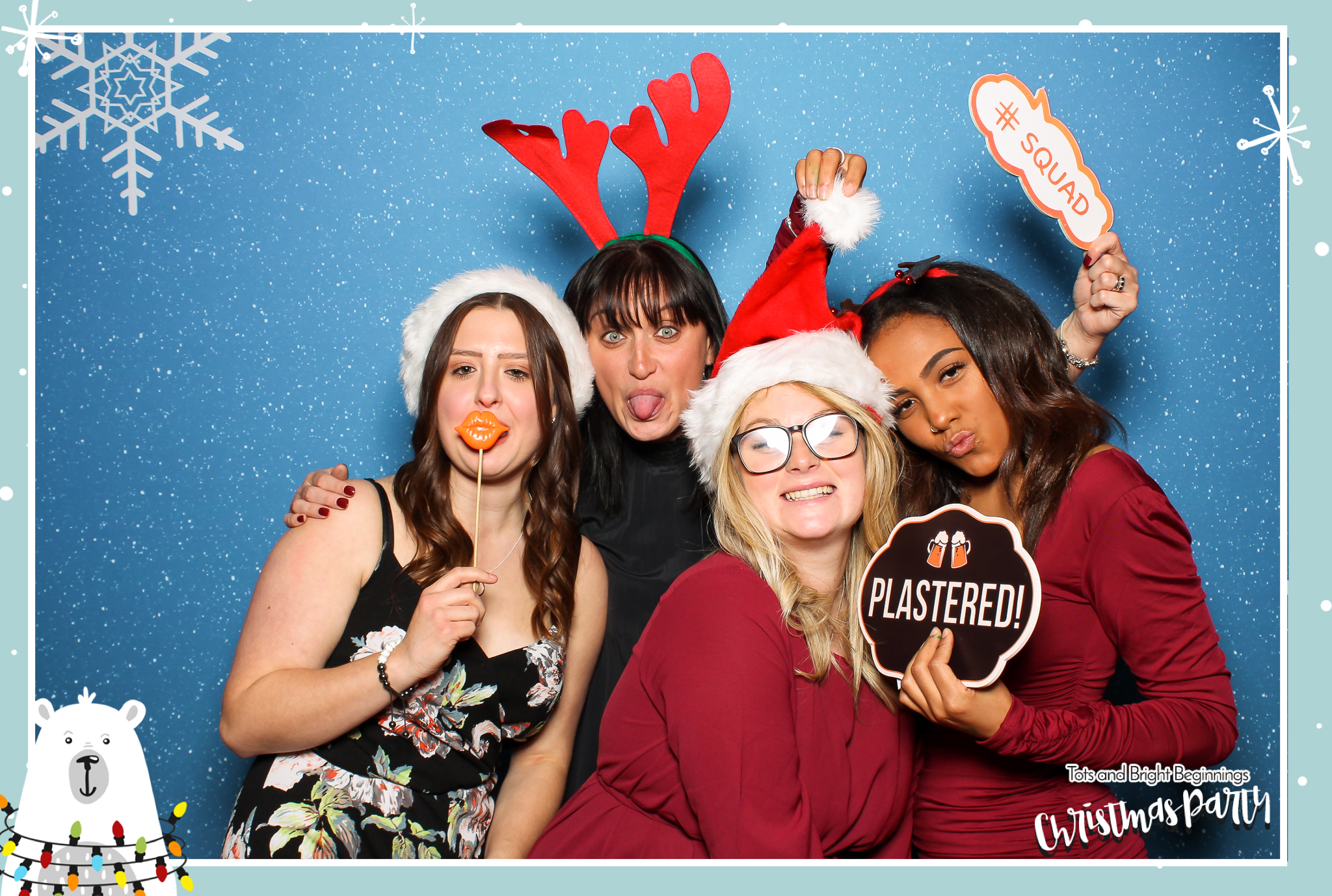 TOTS Christmas Party - Classic Open Booth | View more photos from the event at gallery.freshbooths.com/u/FreshBooths/TOTS-Christmas-Party-Classic-Open-Booth