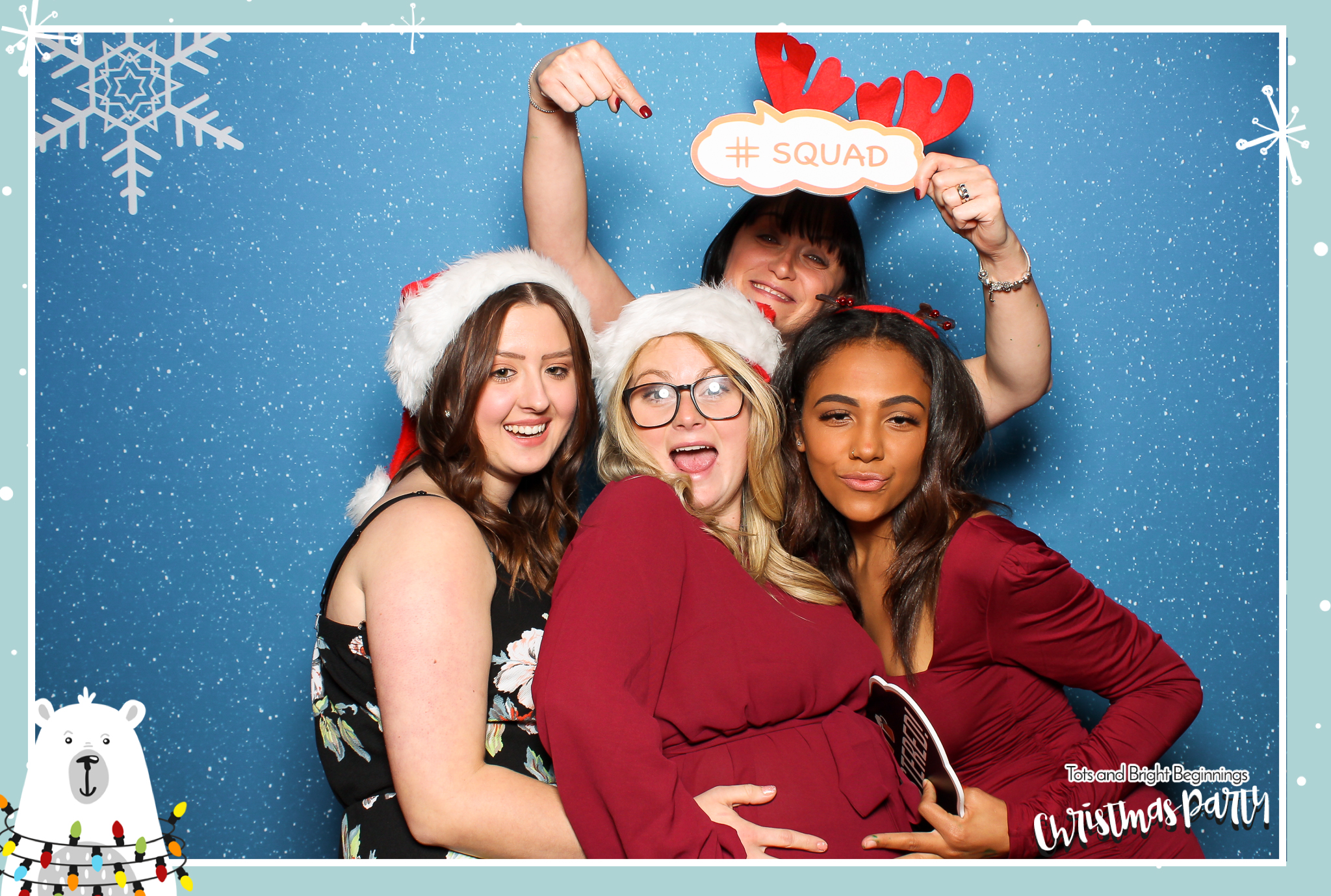 TOTS Christmas Party - Classic Open Booth | View more photos from the event at gallery.freshbooths.com/u/FreshBooths/TOTS-Christmas-Party-Classic-Open-Booth