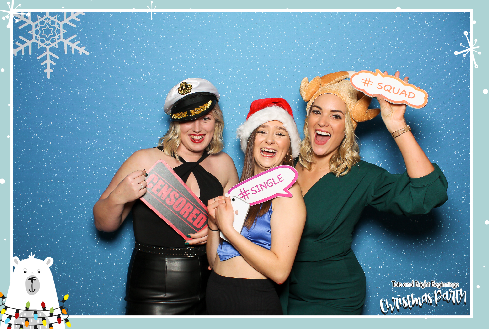 TOTS Christmas Party - Classic Open Booth | View more photos from the event at gallery.freshbooths.com/u/FreshBooths/TOTS-Christmas-Party-Classic-Open-Booth