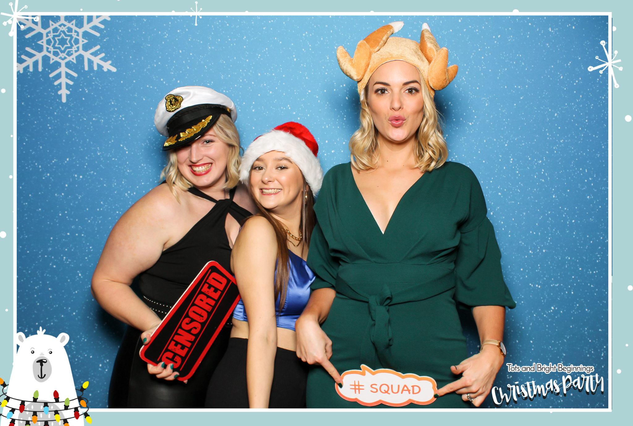 TOTS Christmas Party - Classic Open Booth | View more photos from the event at gallery.freshbooths.com/u/FreshBooths/TOTS-Christmas-Party-Classic-Open-Booth