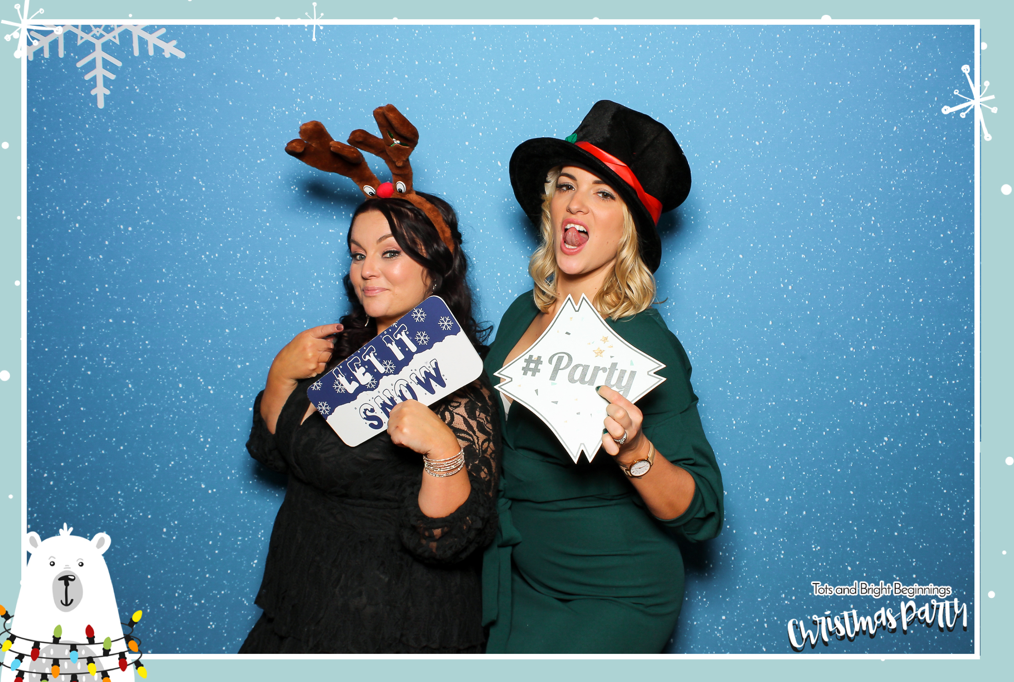TOTS Christmas Party - Classic Open Booth | View more photos from the event at gallery.freshbooths.com/u/FreshBooths/TOTS-Christmas-Party-Classic-Open-Booth