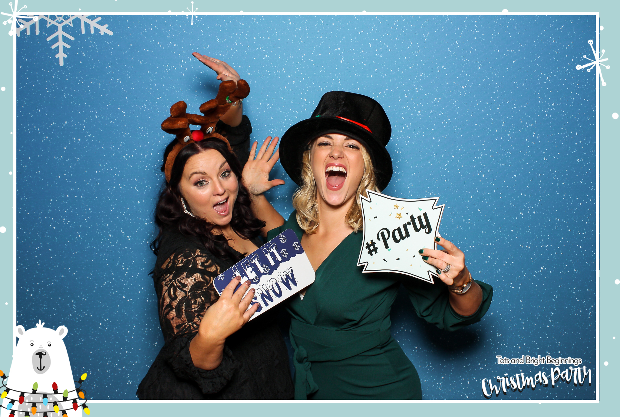 TOTS Christmas Party - Classic Open Booth | View more photos from the event at gallery.freshbooths.com/u/FreshBooths/TOTS-Christmas-Party-Classic-Open-Booth