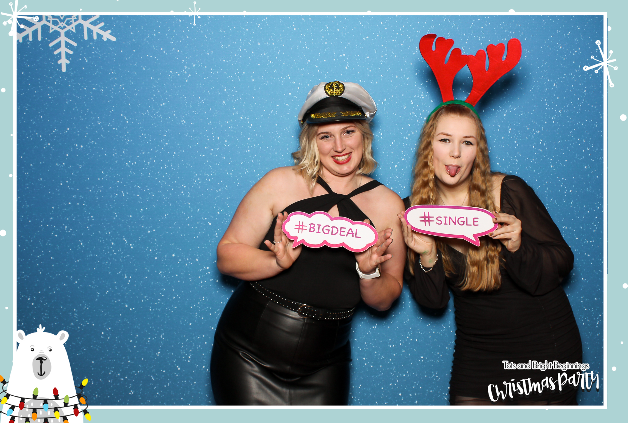 TOTS Christmas Party - Classic Open Booth | View more photos from the event at gallery.freshbooths.com/u/FreshBooths/TOTS-Christmas-Party-Classic-Open-Booth
