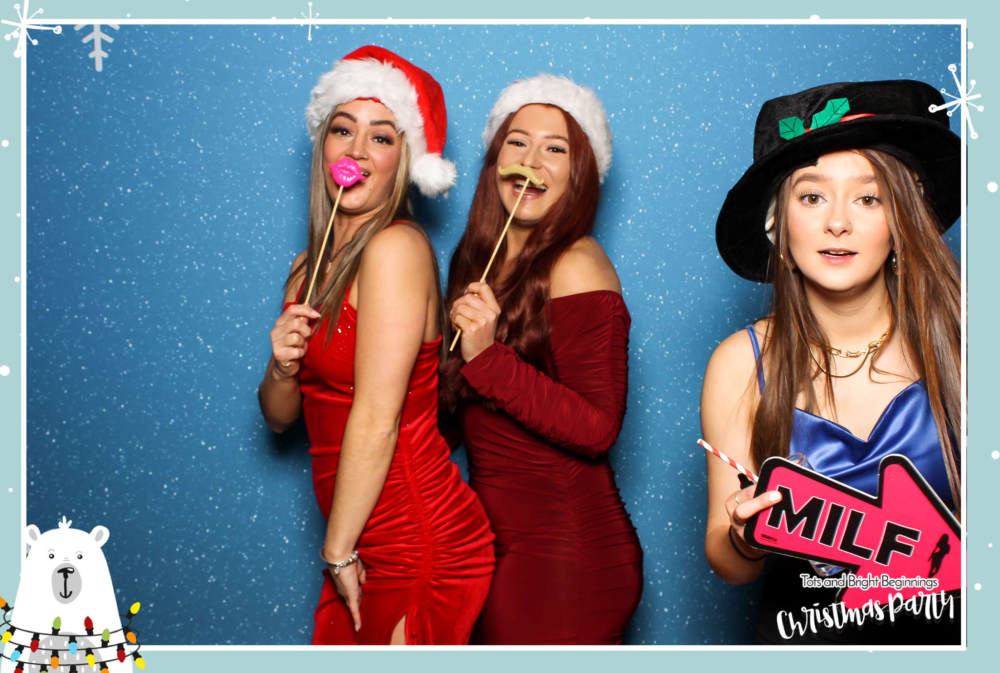 TOTS Christmas Party - Classic Open Booth | View more photos from the event at gallery.freshbooths.com/u/FreshBooths/TOTS-Christmas-Party-Classic-Open-Booth