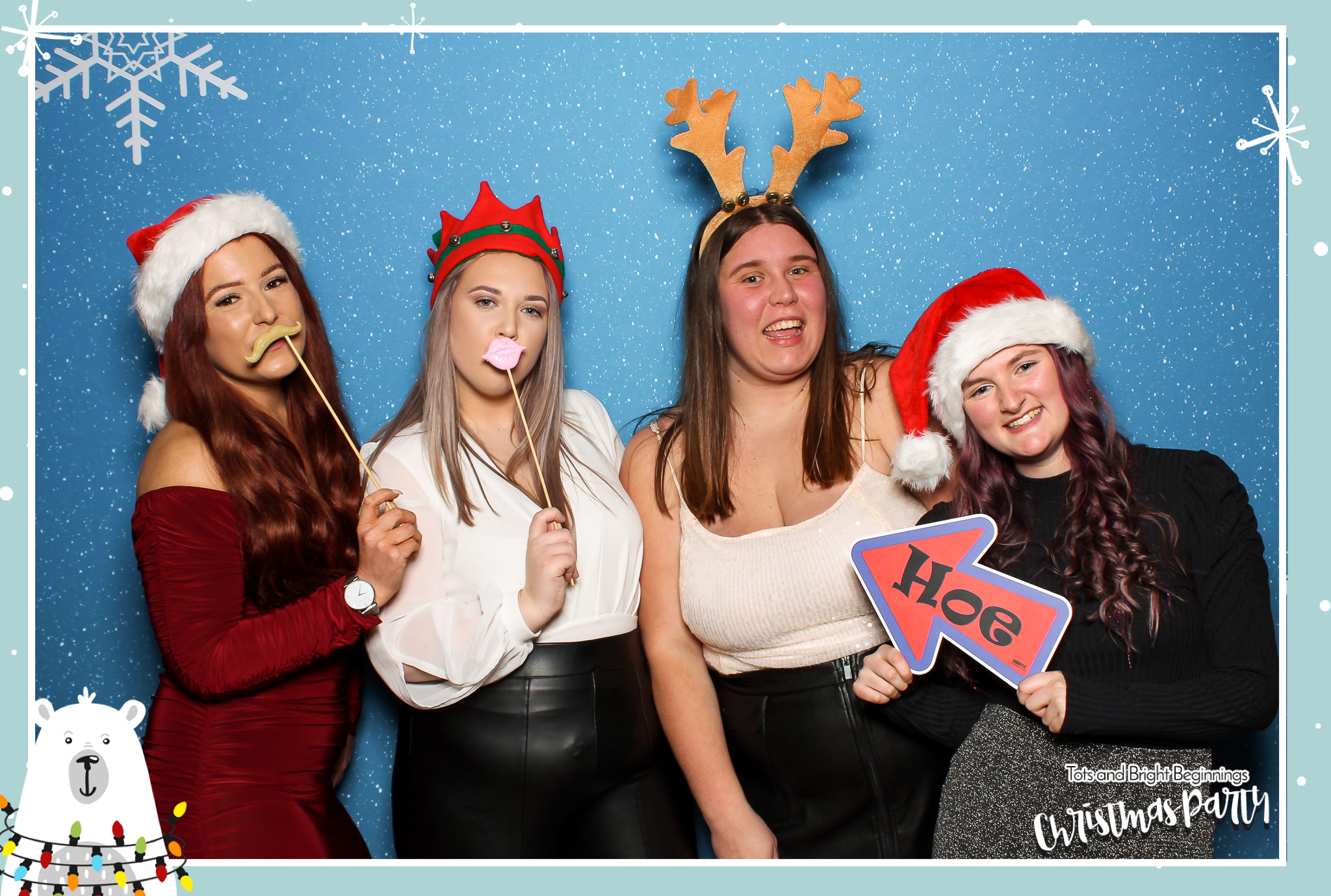 TOTS Christmas Party - Classic Open Booth | View more photos from the event at gallery.freshbooths.com/u/FreshBooths/TOTS-Christmas-Party-Classic-Open-Booth