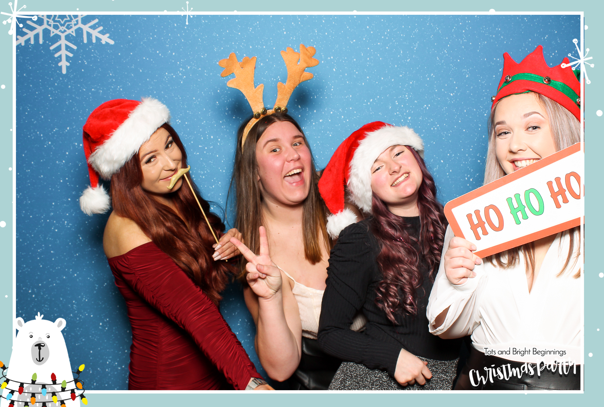 TOTS Christmas Party - Classic Open Booth | View more photos from the event at gallery.freshbooths.com/u/FreshBooths/TOTS-Christmas-Party-Classic-Open-Booth