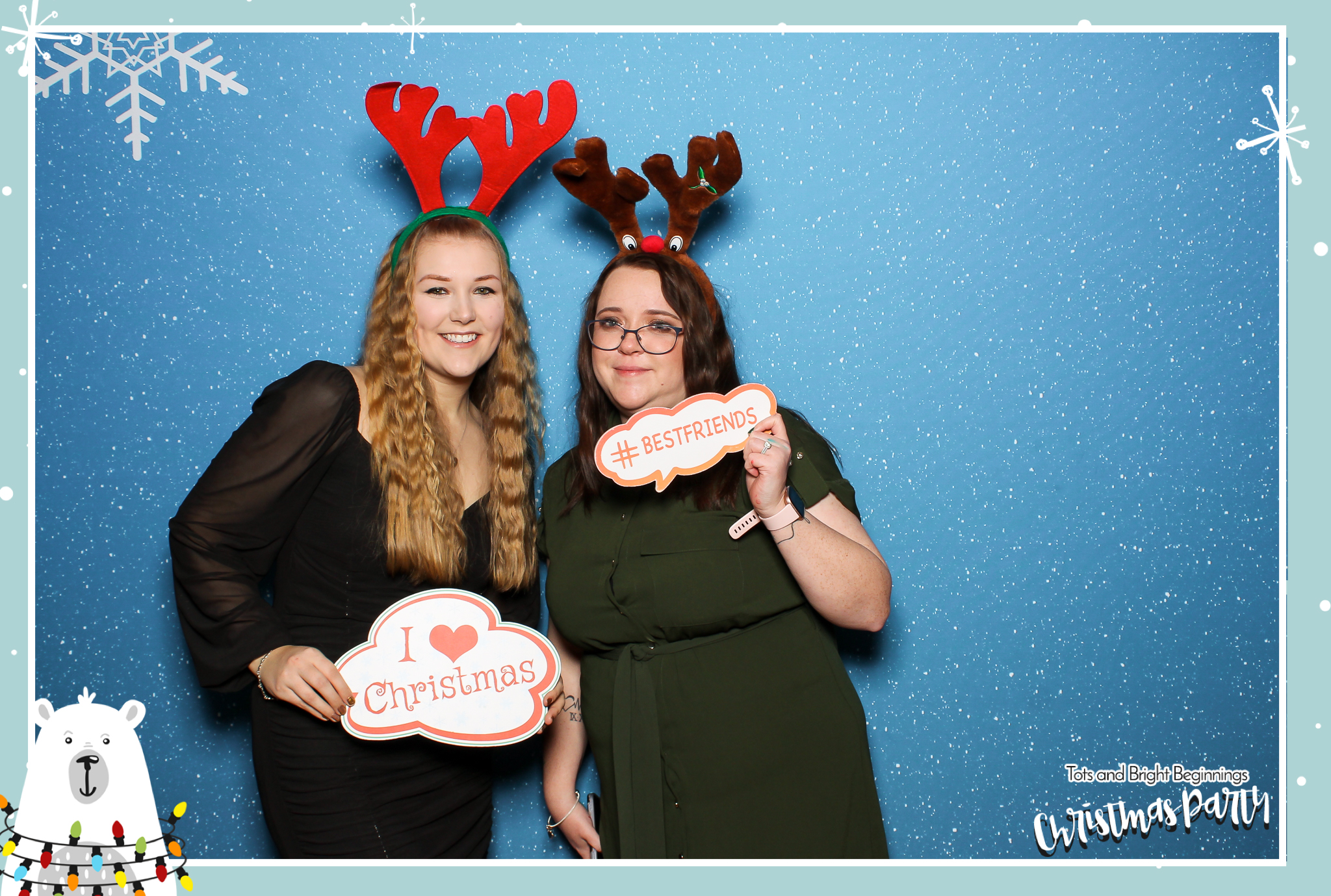 TOTS Christmas Party - Classic Open Booth | View more photos from the event at gallery.freshbooths.com/u/FreshBooths/TOTS-Christmas-Party-Classic-Open-Booth