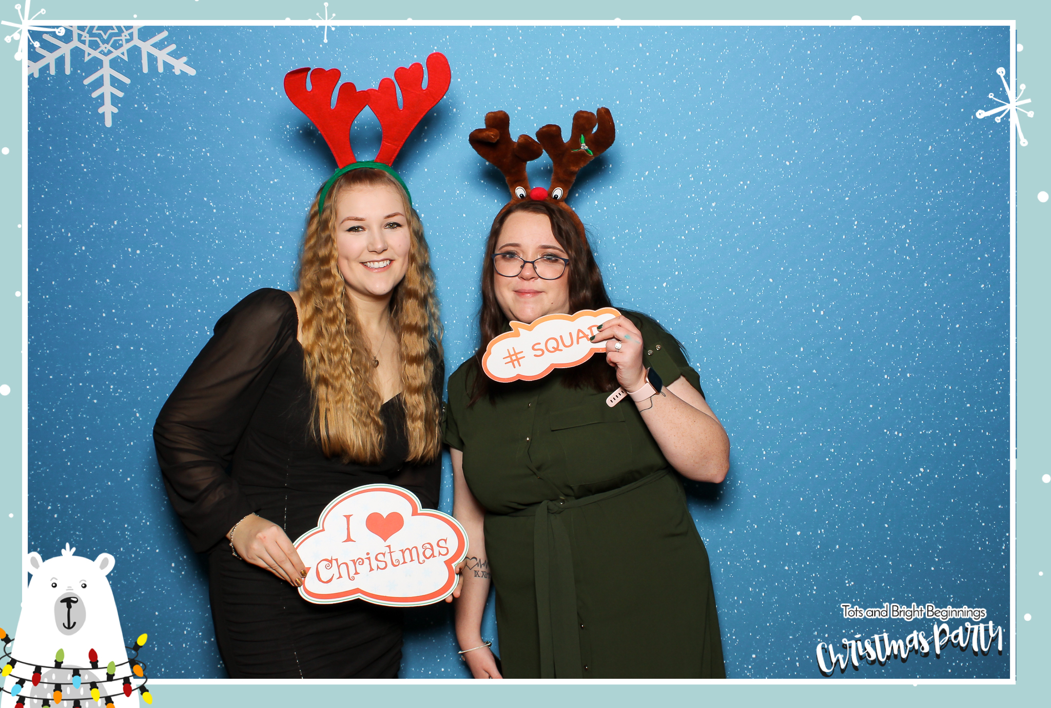 TOTS Christmas Party - Classic Open Booth | View more photos from the event at gallery.freshbooths.com/u/FreshBooths/TOTS-Christmas-Party-Classic-Open-Booth