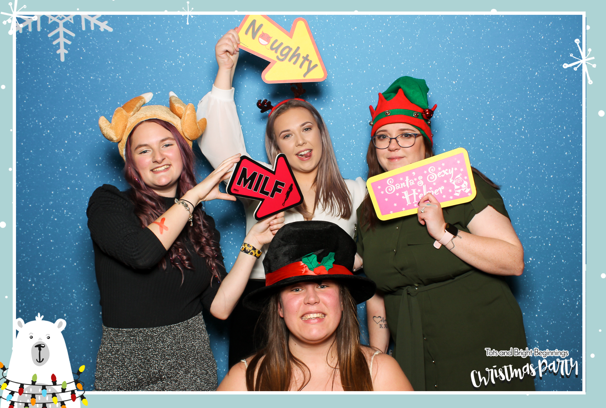 TOTS Christmas Party - Classic Open Booth | View more photos from the event at gallery.freshbooths.com/u/FreshBooths/TOTS-Christmas-Party-Classic-Open-Booth