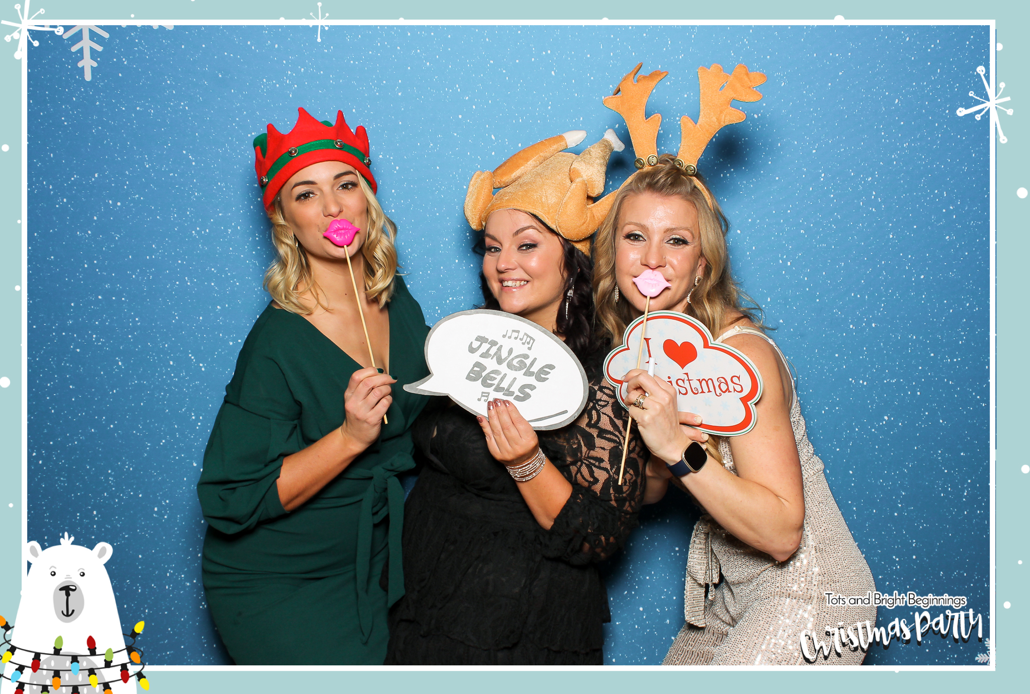 TOTS Christmas Party - Classic Open Booth | View more photos from the event at gallery.freshbooths.com/u/FreshBooths/TOTS-Christmas-Party-Classic-Open-Booth