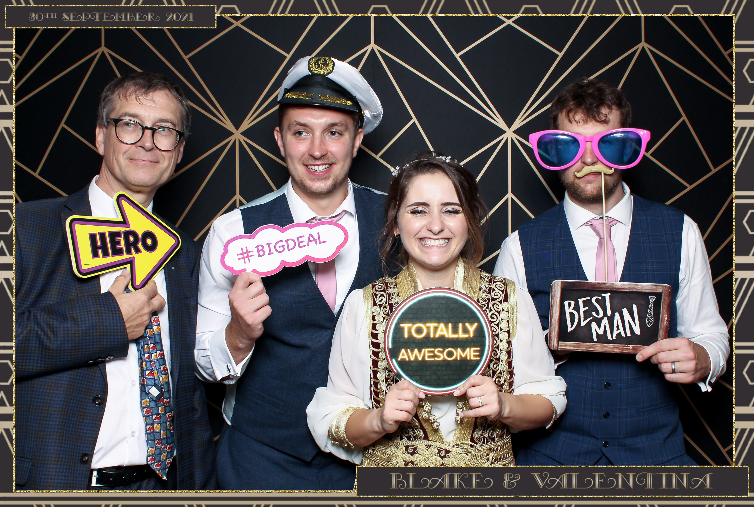 Valentina & Blake Wedding - Classic Open Booth | View more photos from the event at gallery.freshbooths.com/u/FreshBooths/Valentina-Blake-Wedding-Classic-Open-Booth