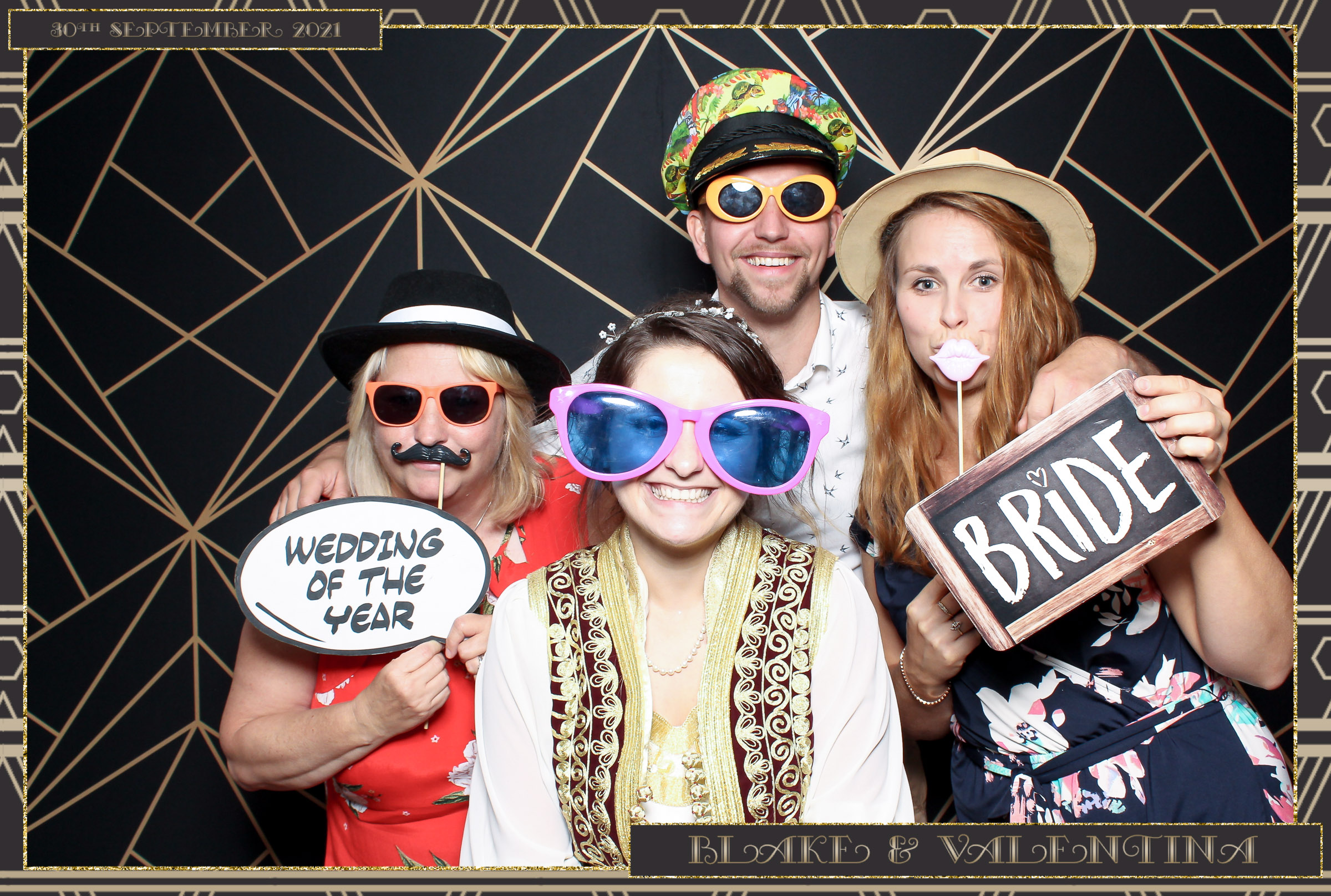 Valentina & Blake Wedding - Classic Open Booth | View more photos from the event at gallery.freshbooths.com/u/FreshBooths/Valentina-Blake-Wedding-Classic-Open-Booth