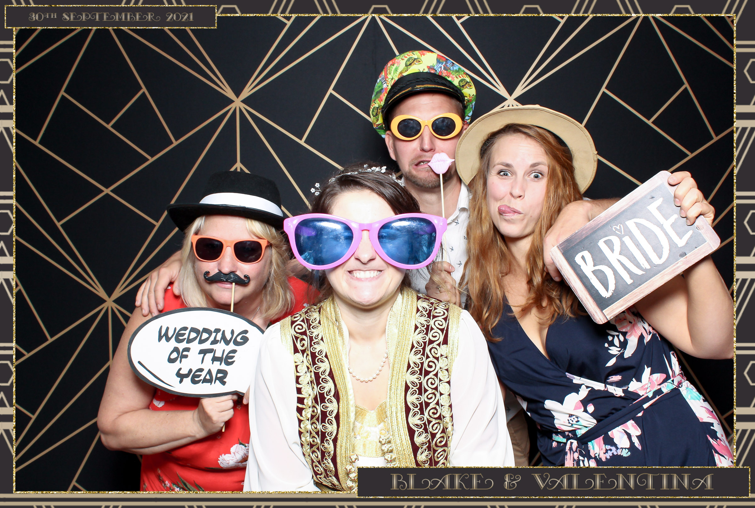 Valentina & Blake Wedding - Classic Open Booth | View more photos from the event at gallery.freshbooths.com/u/FreshBooths/Valentina-Blake-Wedding-Classic-Open-Booth