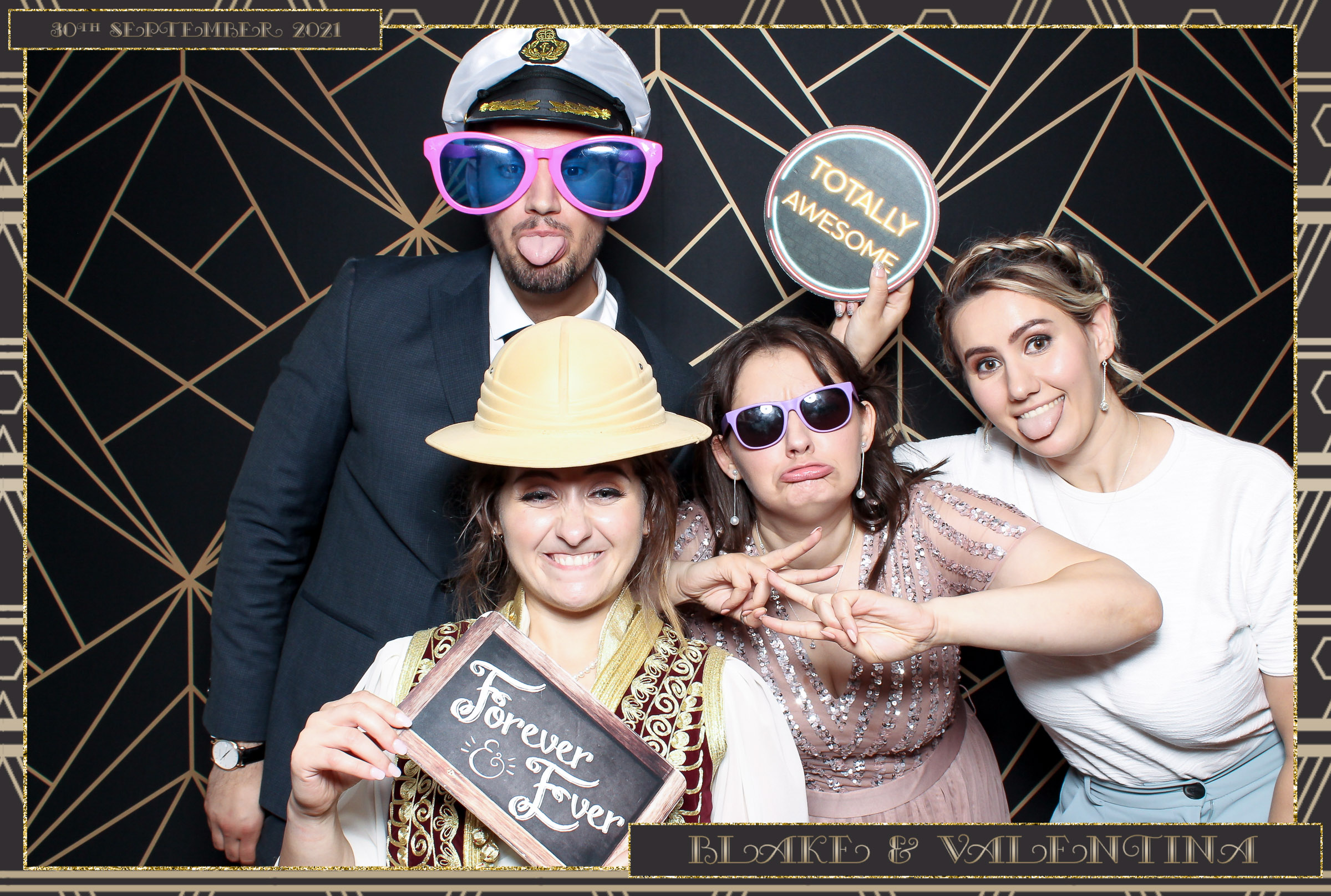 Valentina & Blake Wedding - Classic Open Booth | View more photos from the event at gallery.freshbooths.com/u/FreshBooths/Valentina-Blake-Wedding-Classic-Open-Booth