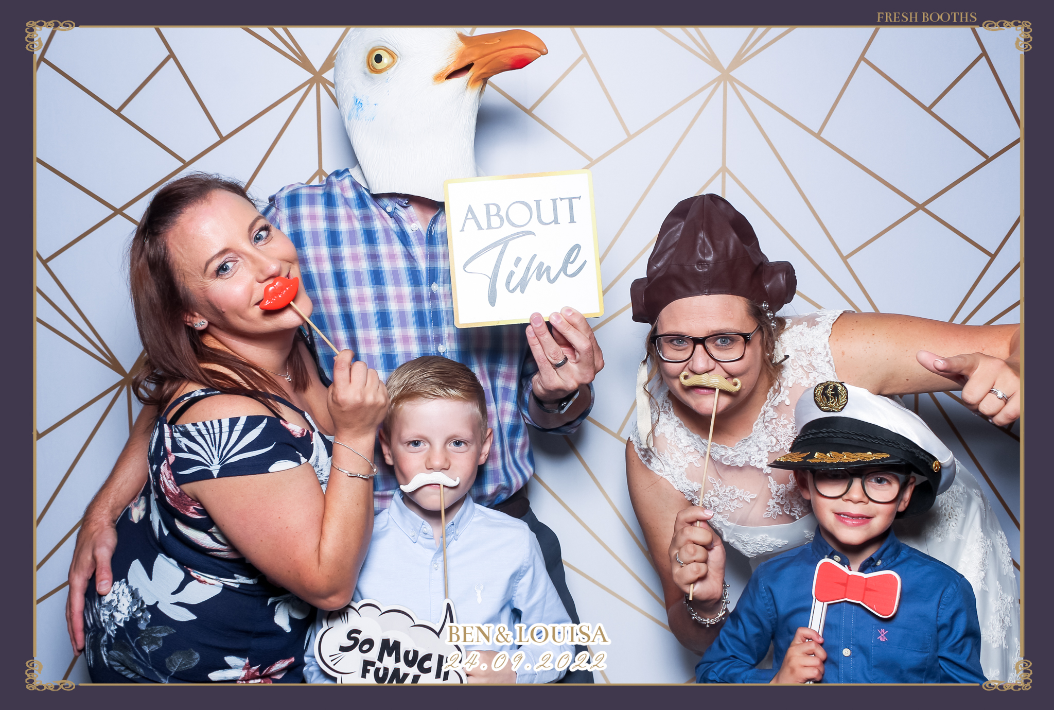 Ben & Louisa Wedding - Classic Open Booth | View more photos from the event at gallery.freshbooths.com/u/FreshBooths/Ben-Louisa-Wedding-Classic-Open-Booth