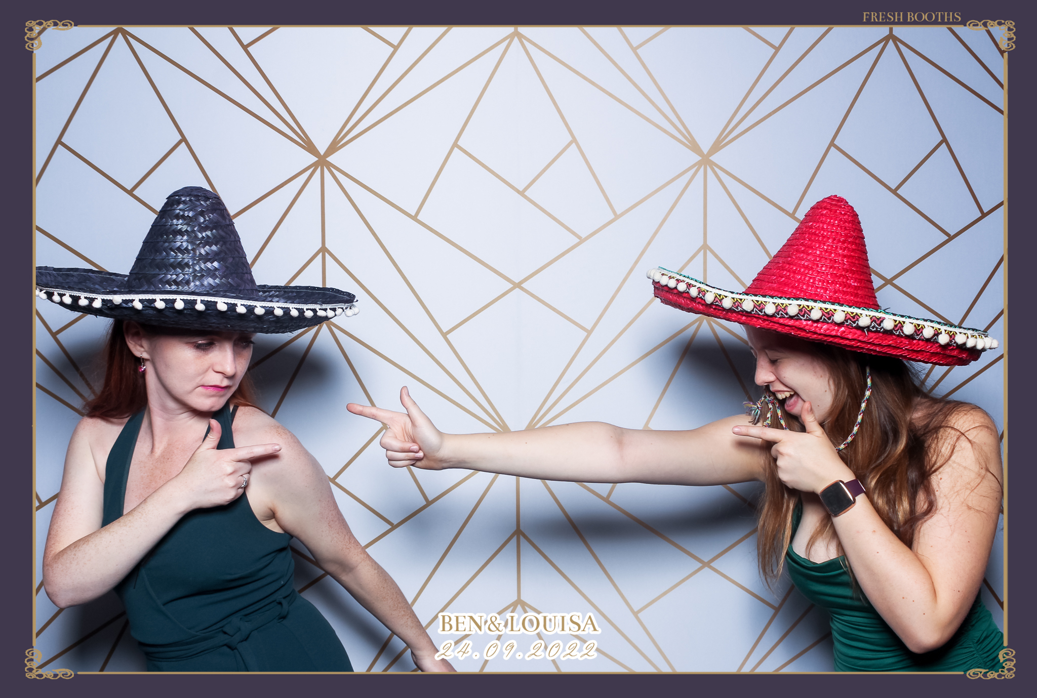 Ben & Louisa Wedding - Classic Open Booth | View more photos from the event at gallery.freshbooths.com/u/FreshBooths/Ben-Louisa-Wedding-Classic-Open-Booth