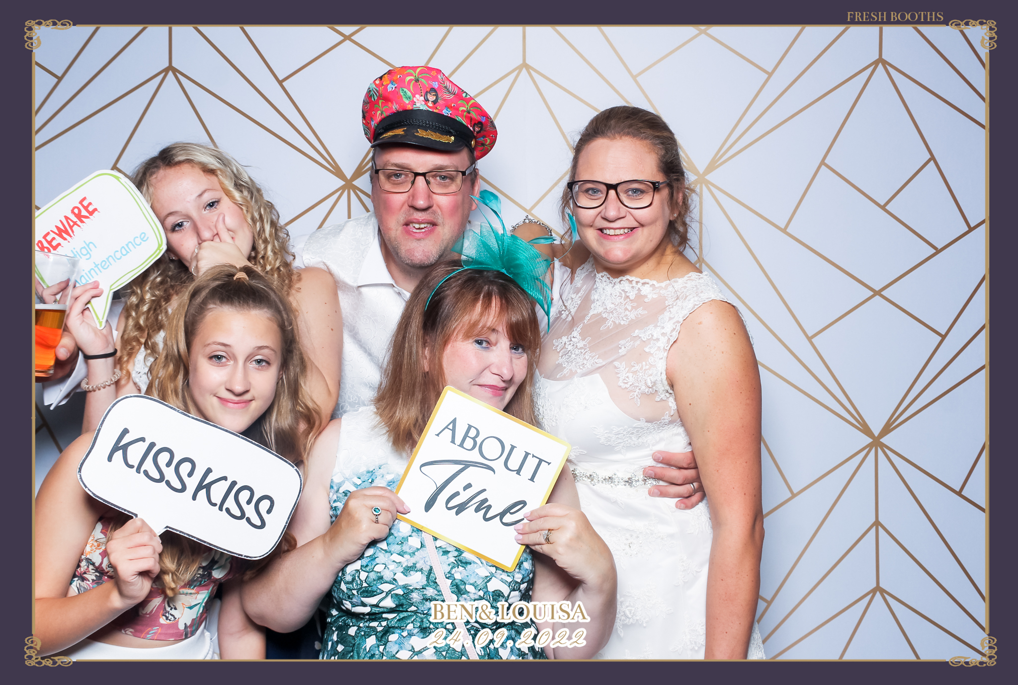 Ben & Louisa Wedding - Classic Open Booth | View more photos from the event at gallery.freshbooths.com/u/FreshBooths/Ben-Louisa-Wedding-Classic-Open-Booth