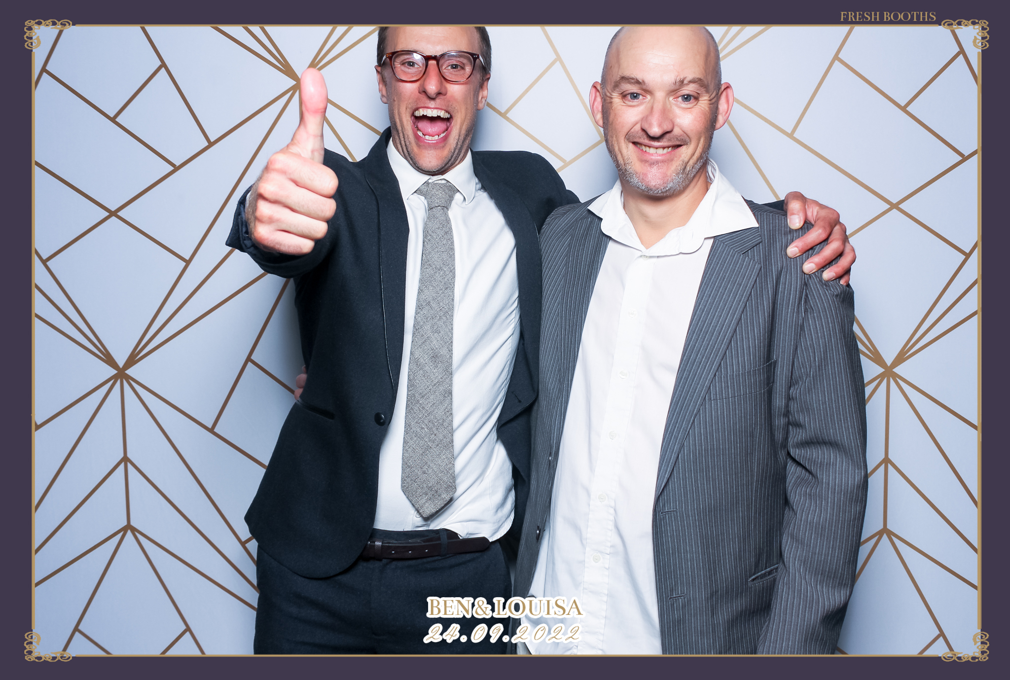 Ben & Louisa Wedding - Classic Open Booth | View more photos from the event at gallery.freshbooths.com/u/FreshBooths/Ben-Louisa-Wedding-Classic-Open-Booth