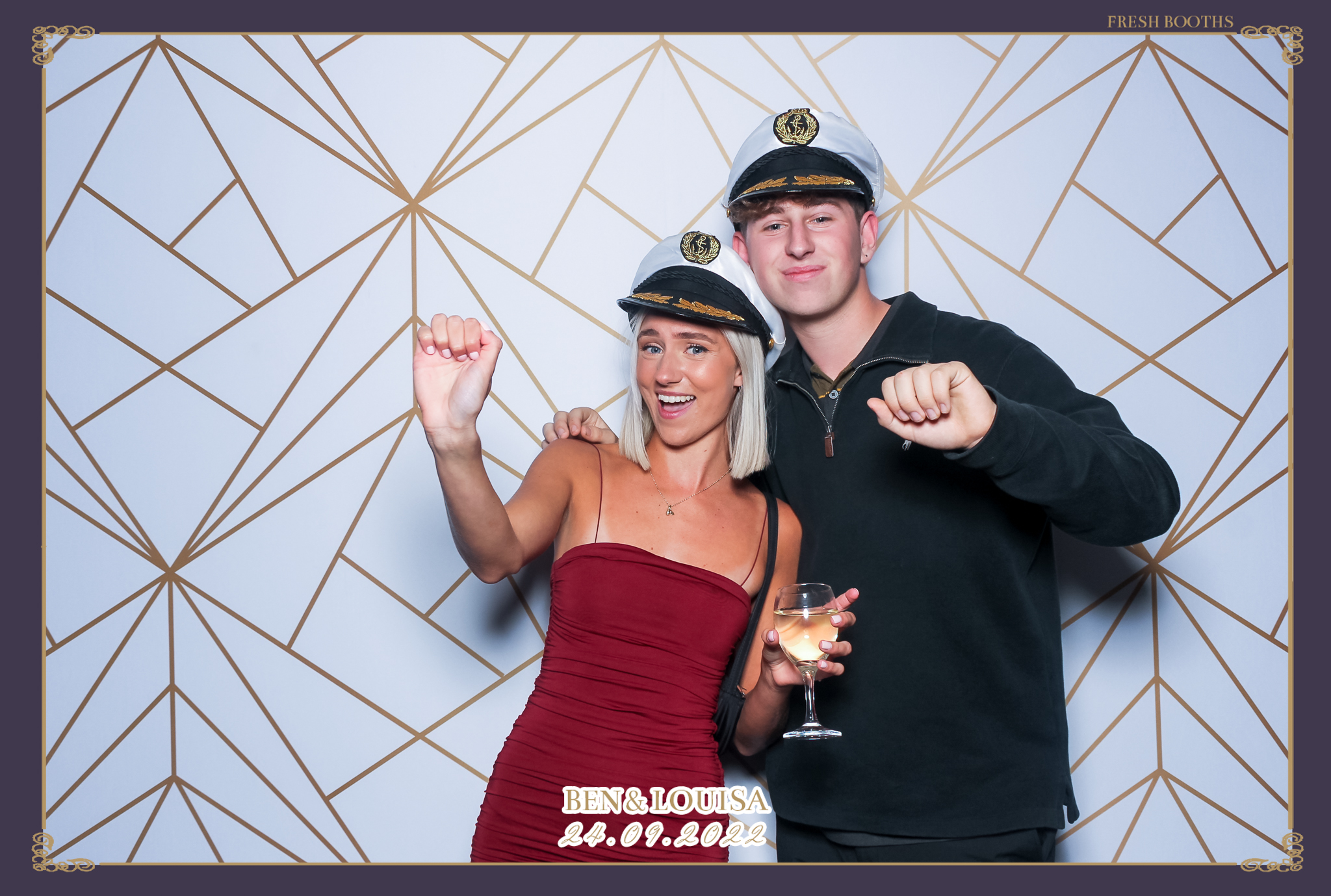 Ben & Louisa Wedding - Classic Open Booth | View more photos from the event at gallery.freshbooths.com/u/FreshBooths/Ben-Louisa-Wedding-Classic-Open-Booth