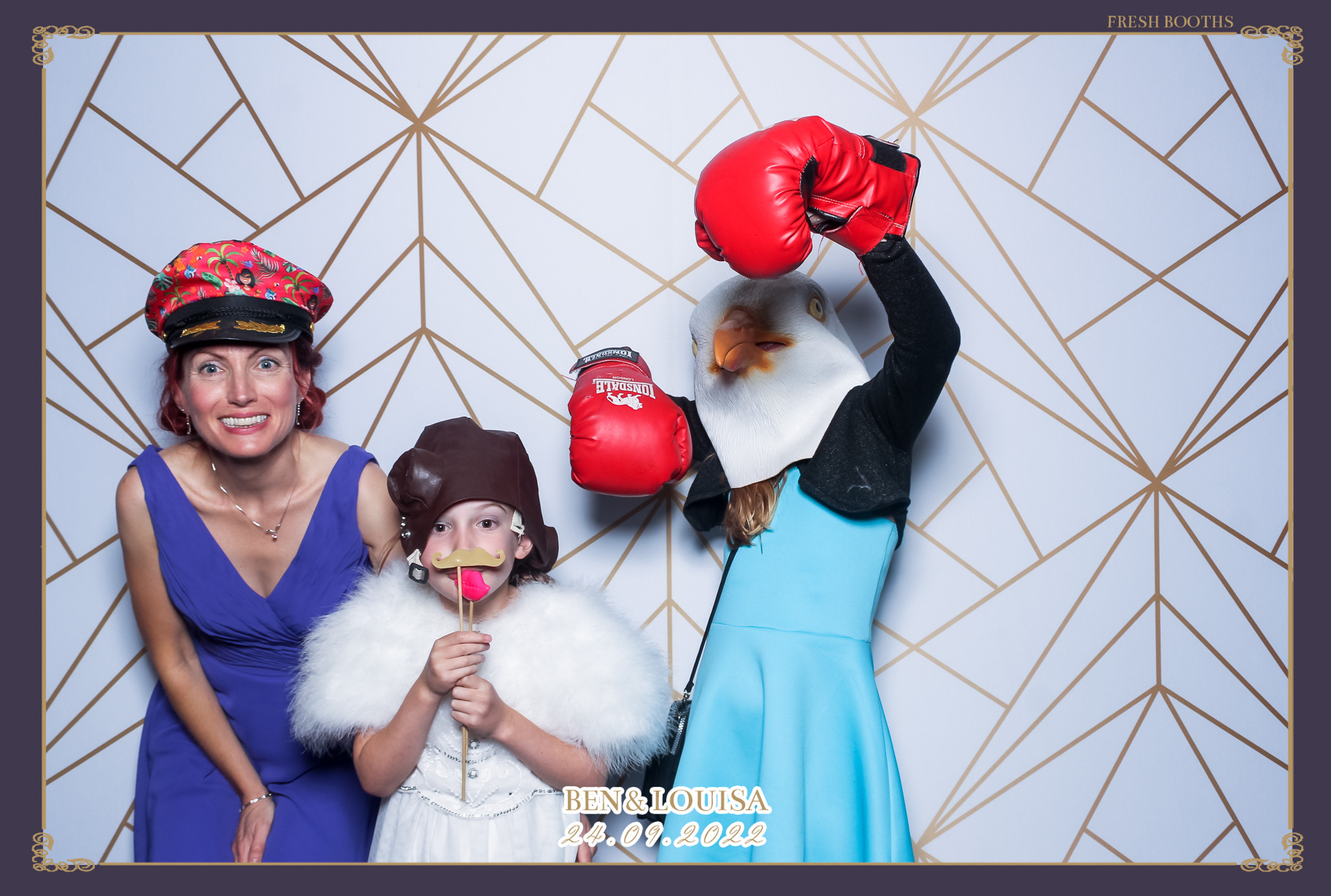 Ben & Louisa Wedding - Classic Open Booth | View more photos from the event at gallery.freshbooths.com/u/FreshBooths/Ben-Louisa-Wedding-Classic-Open-Booth