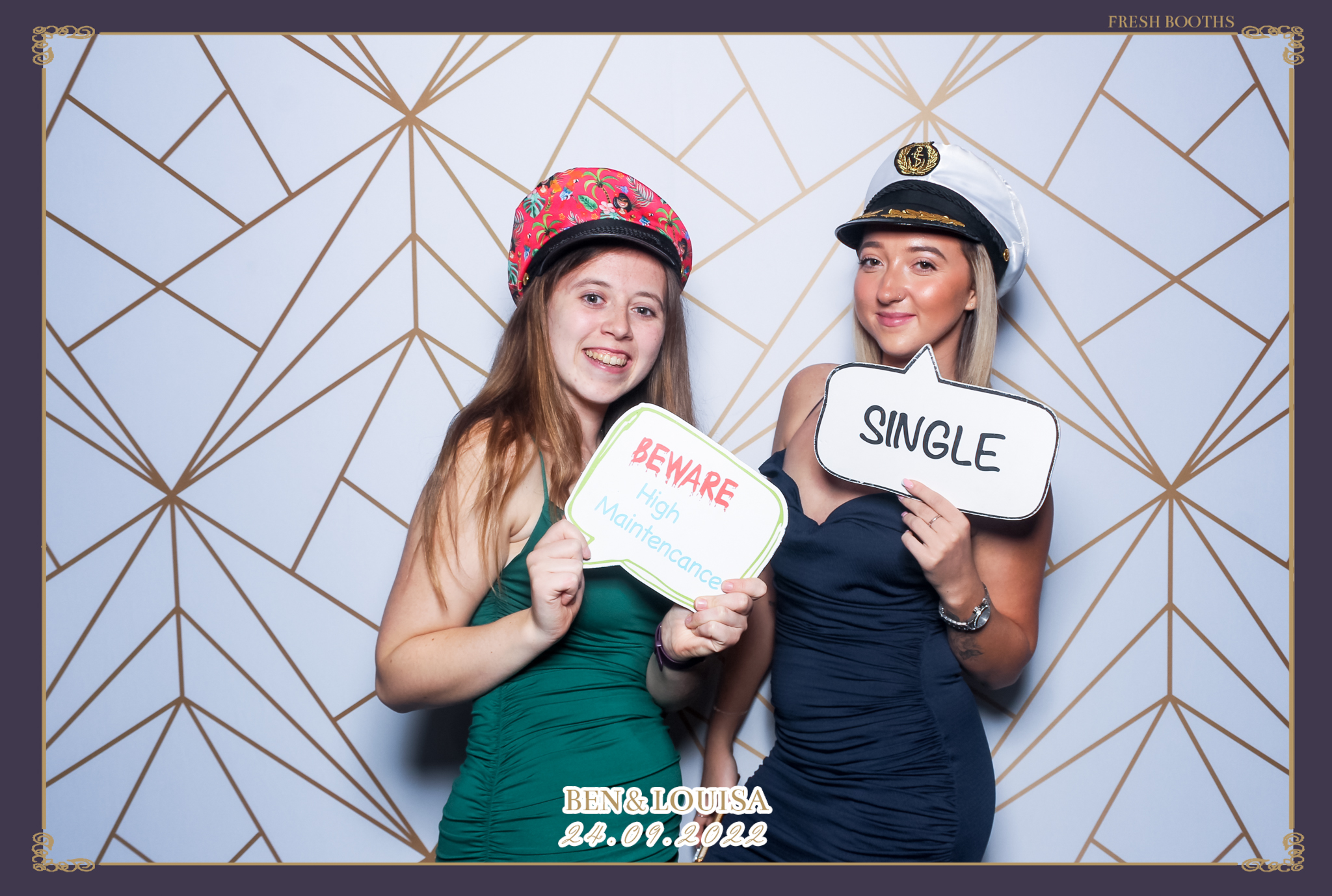 Ben & Louisa Wedding - Classic Open Booth | View more photos from the event at gallery.freshbooths.com/u/FreshBooths/Ben-Louisa-Wedding-Classic-Open-Booth