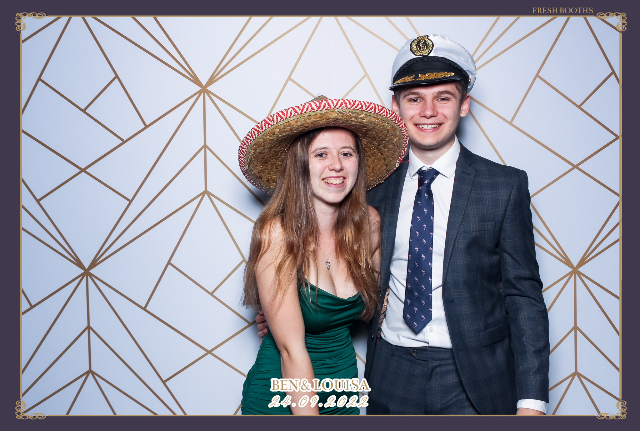 Ben & Louisa Wedding - Classic Open Booth | View more photos from the event at gallery.freshbooths.com/u/FreshBooths/Ben-Louisa-Wedding-Classic-Open-Booth