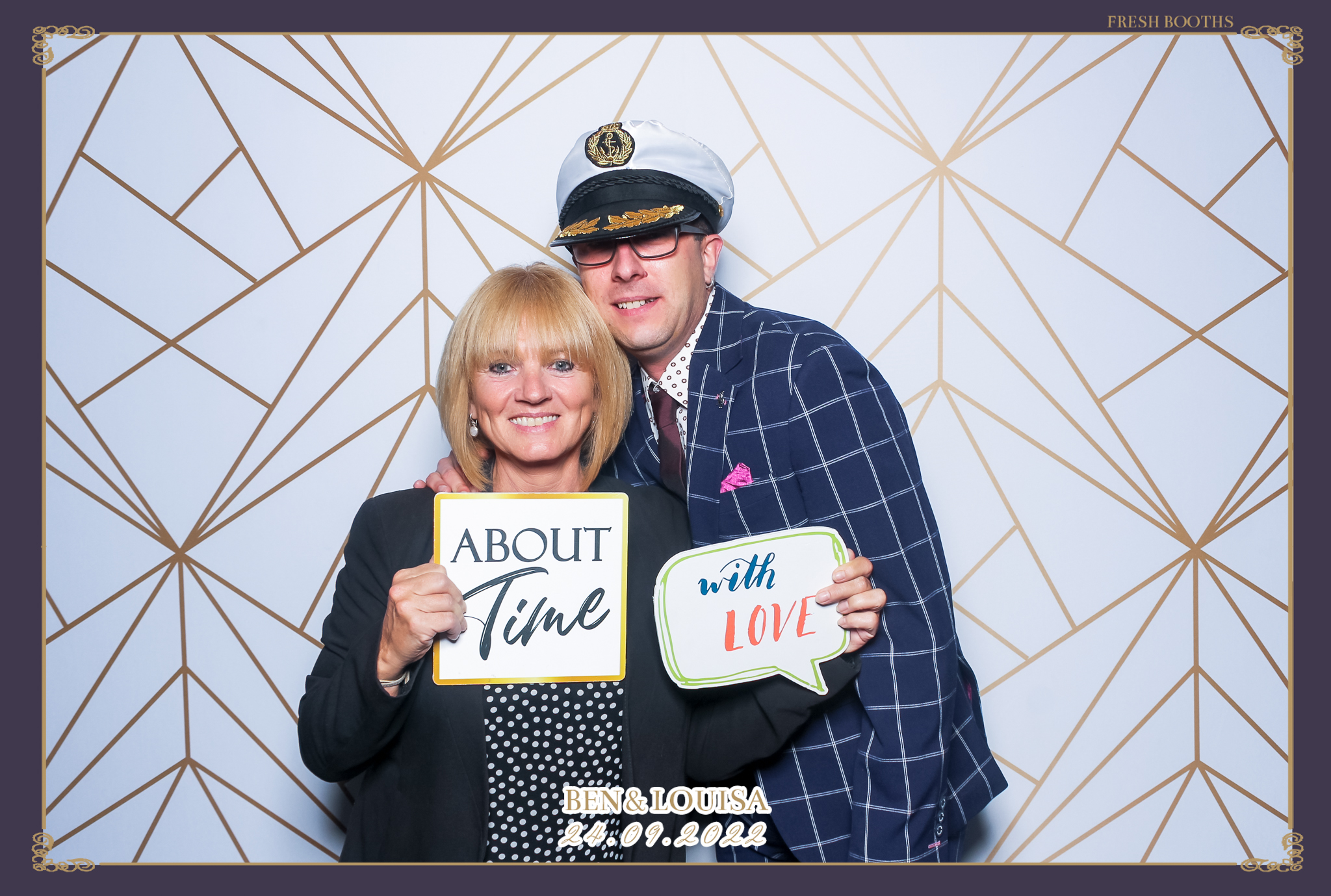 Ben & Louisa Wedding - Classic Open Booth | View more photos from the event at gallery.freshbooths.com/u/FreshBooths/Ben-Louisa-Wedding-Classic-Open-Booth