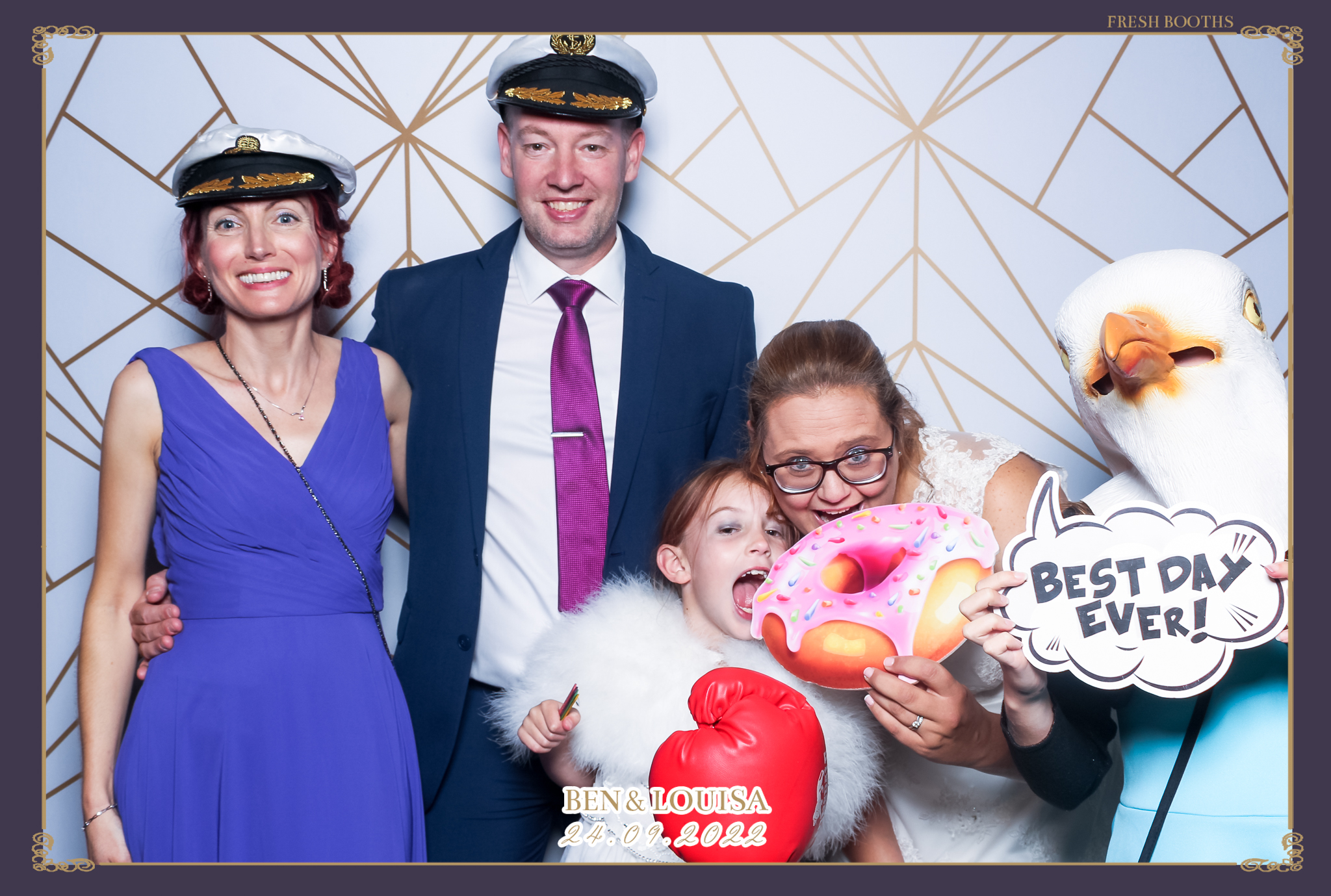 Ben & Louisa Wedding - Classic Open Booth | View more photos from the event at gallery.freshbooths.com/u/FreshBooths/Ben-Louisa-Wedding-Classic-Open-Booth