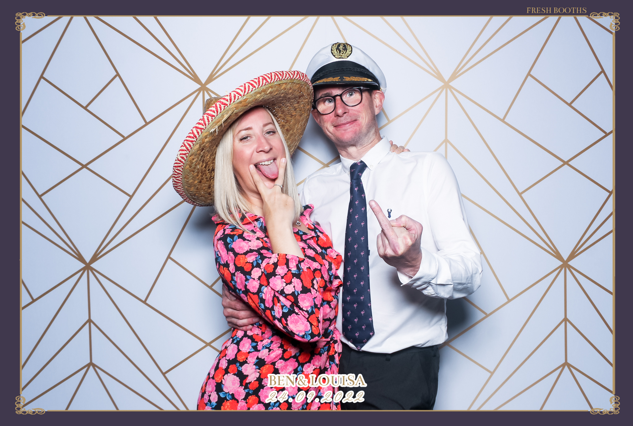 Ben & Louisa Wedding - Classic Open Booth | View more photos from the event at gallery.freshbooths.com/u/FreshBooths/Ben-Louisa-Wedding-Classic-Open-Booth