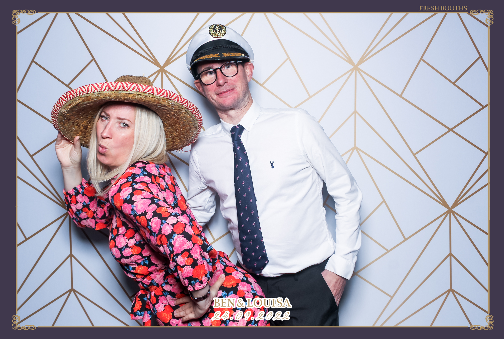 Ben & Louisa Wedding - Classic Open Booth | View more photos from the event at gallery.freshbooths.com/u/FreshBooths/Ben-Louisa-Wedding-Classic-Open-Booth