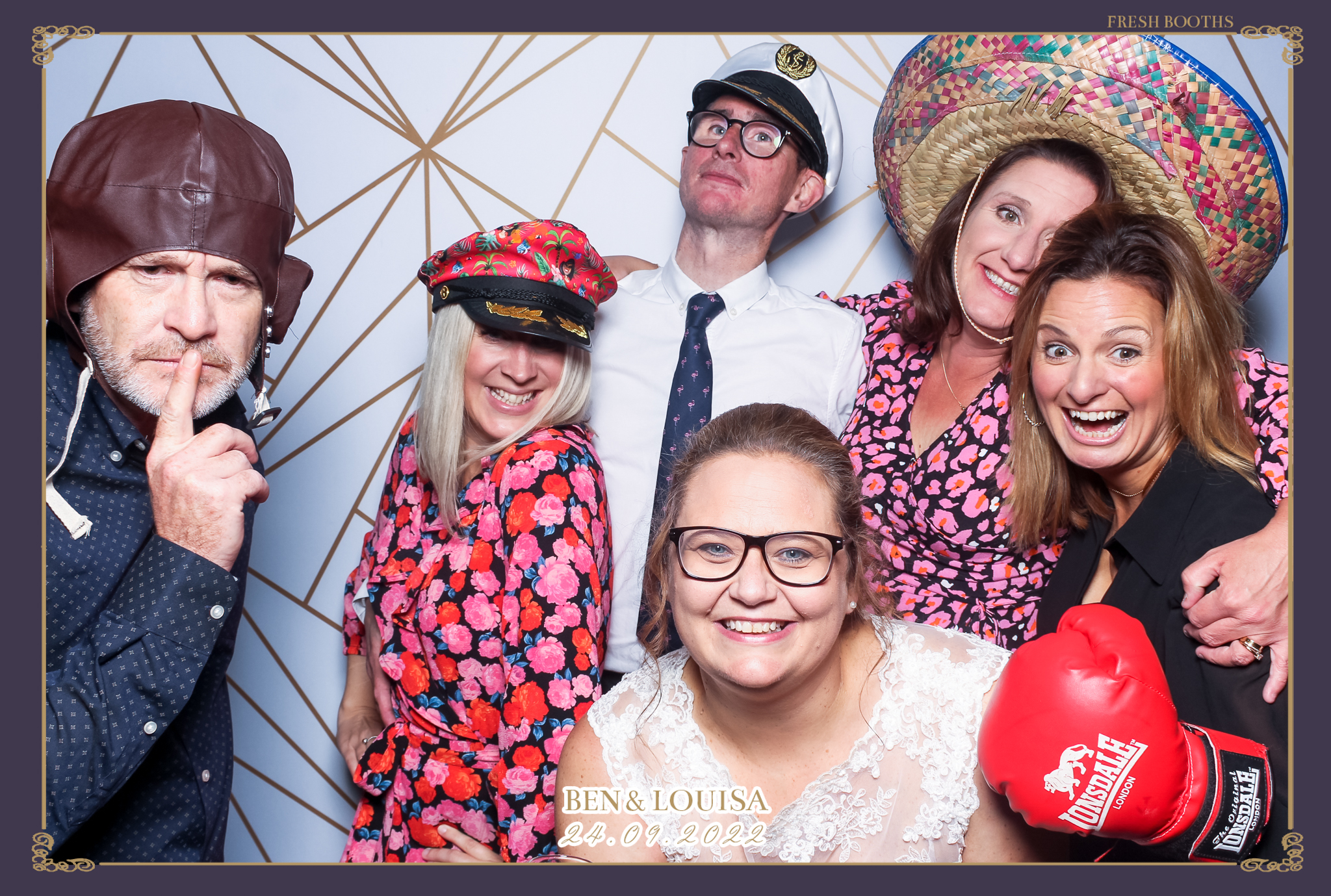 Ben & Louisa Wedding - Classic Open Booth | View more photos from the event at gallery.freshbooths.com/u/FreshBooths/Ben-Louisa-Wedding-Classic-Open-Booth