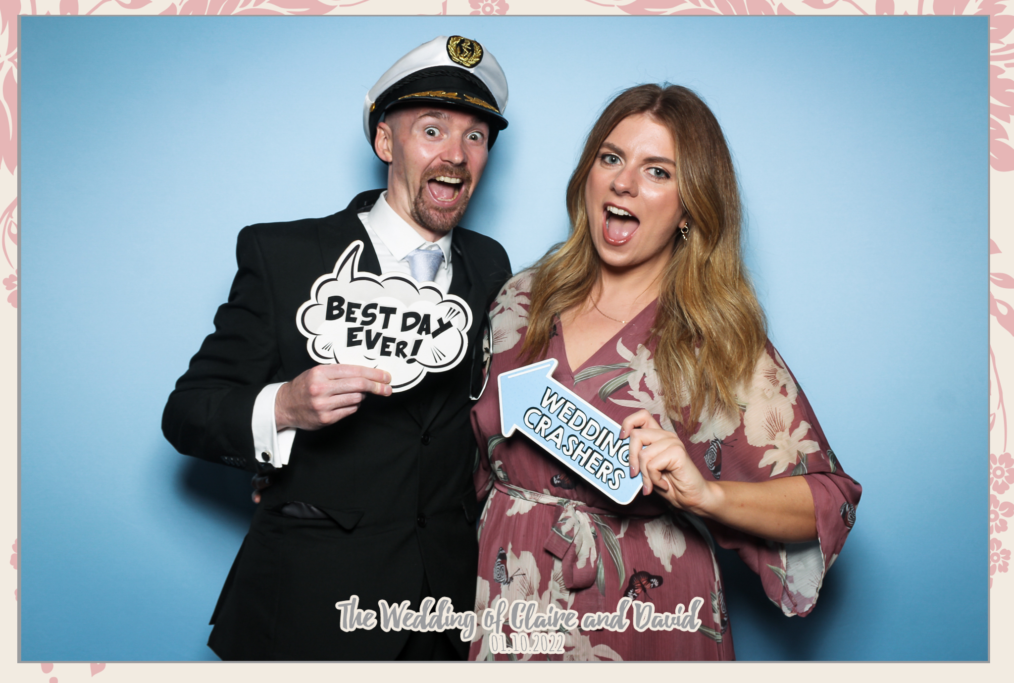 Clare & David - Classic Open Booth | View more photos from the event at gallery.freshbooths.com/u/FreshBooths/Clare-David-Classic-Open-Booth
