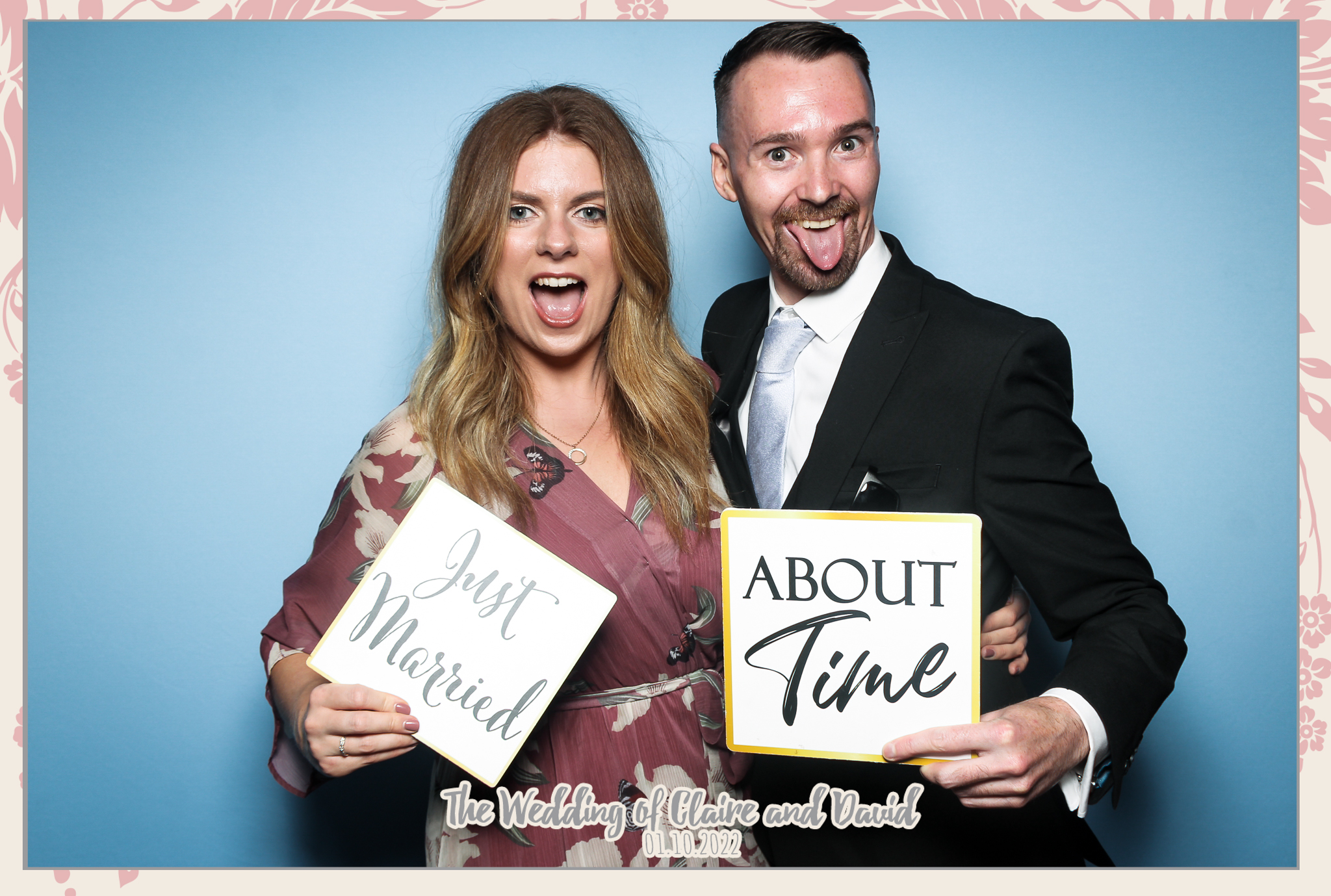 Clare & David - Classic Open Booth | View more photos from the event at gallery.freshbooths.com/u/FreshBooths/Clare-David-Classic-Open-Booth