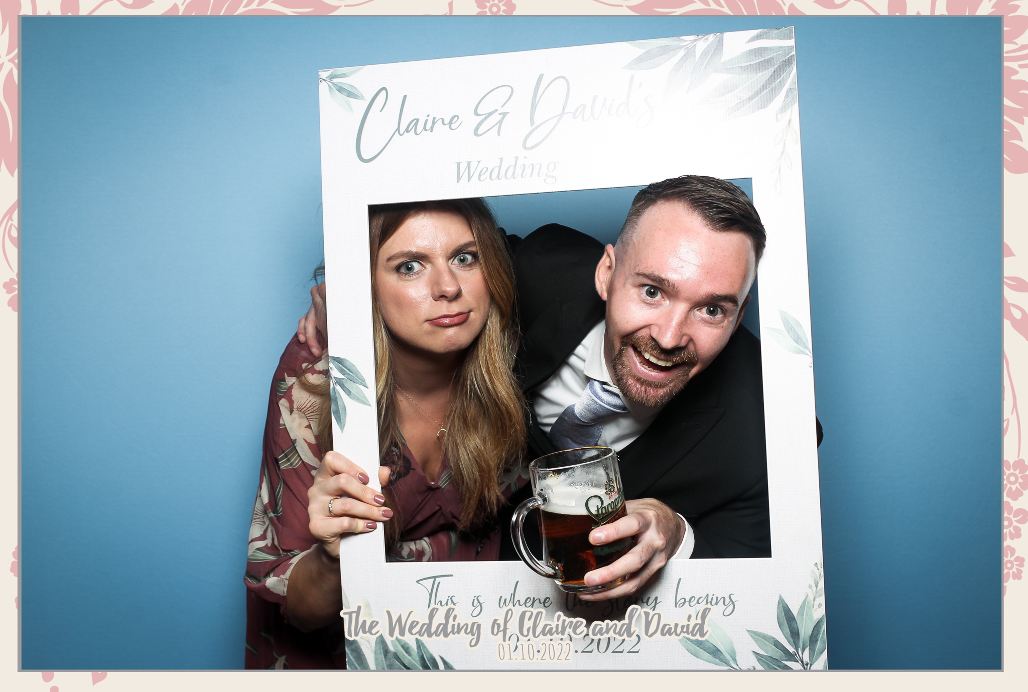 Clare & David - Classic Open Booth | View more photos from the event at gallery.freshbooths.com/u/FreshBooths/Clare-David-Classic-Open-Booth