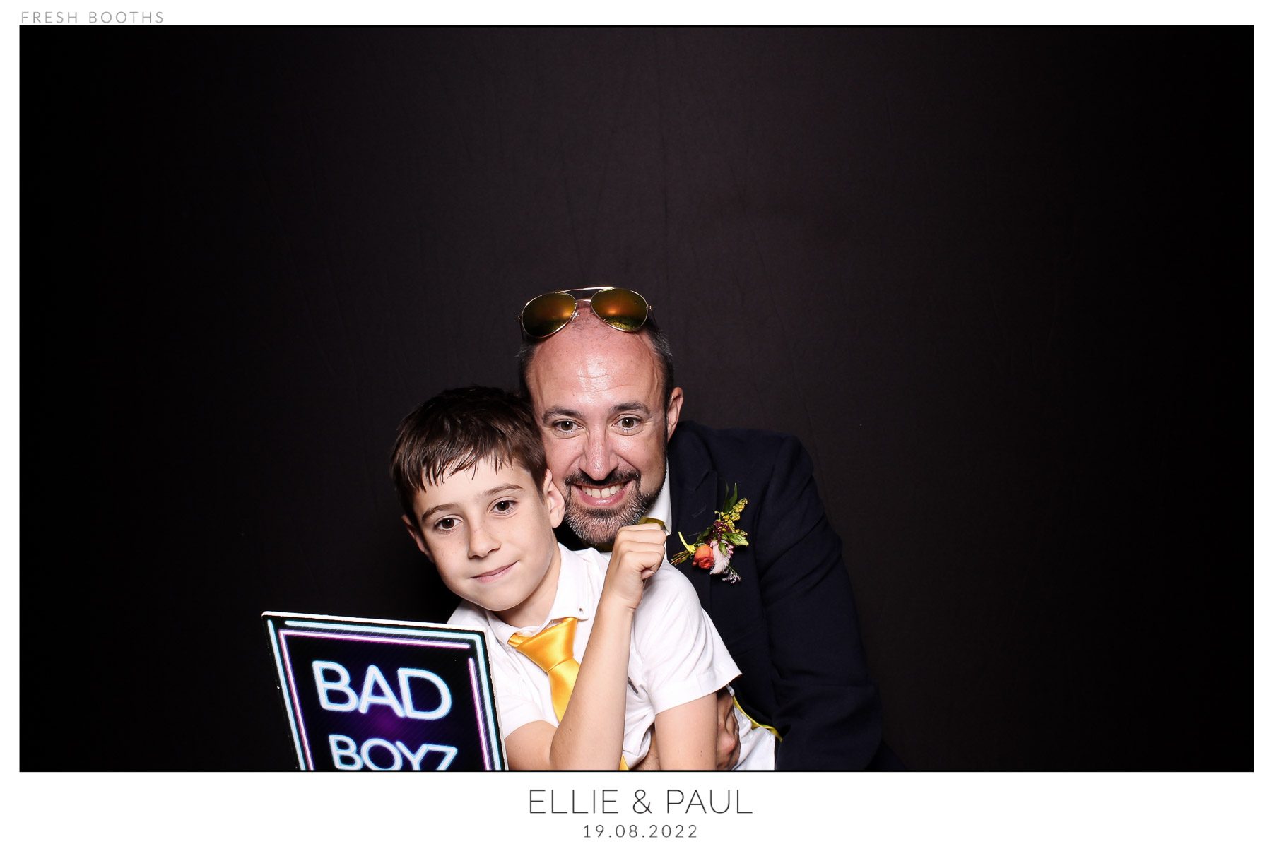 Ellie & Paul - classic Open Booth | View more photos from the event at gallery.freshbooths.com/u/FreshBooths/Ellie-Paul-classic-Open-Booth
