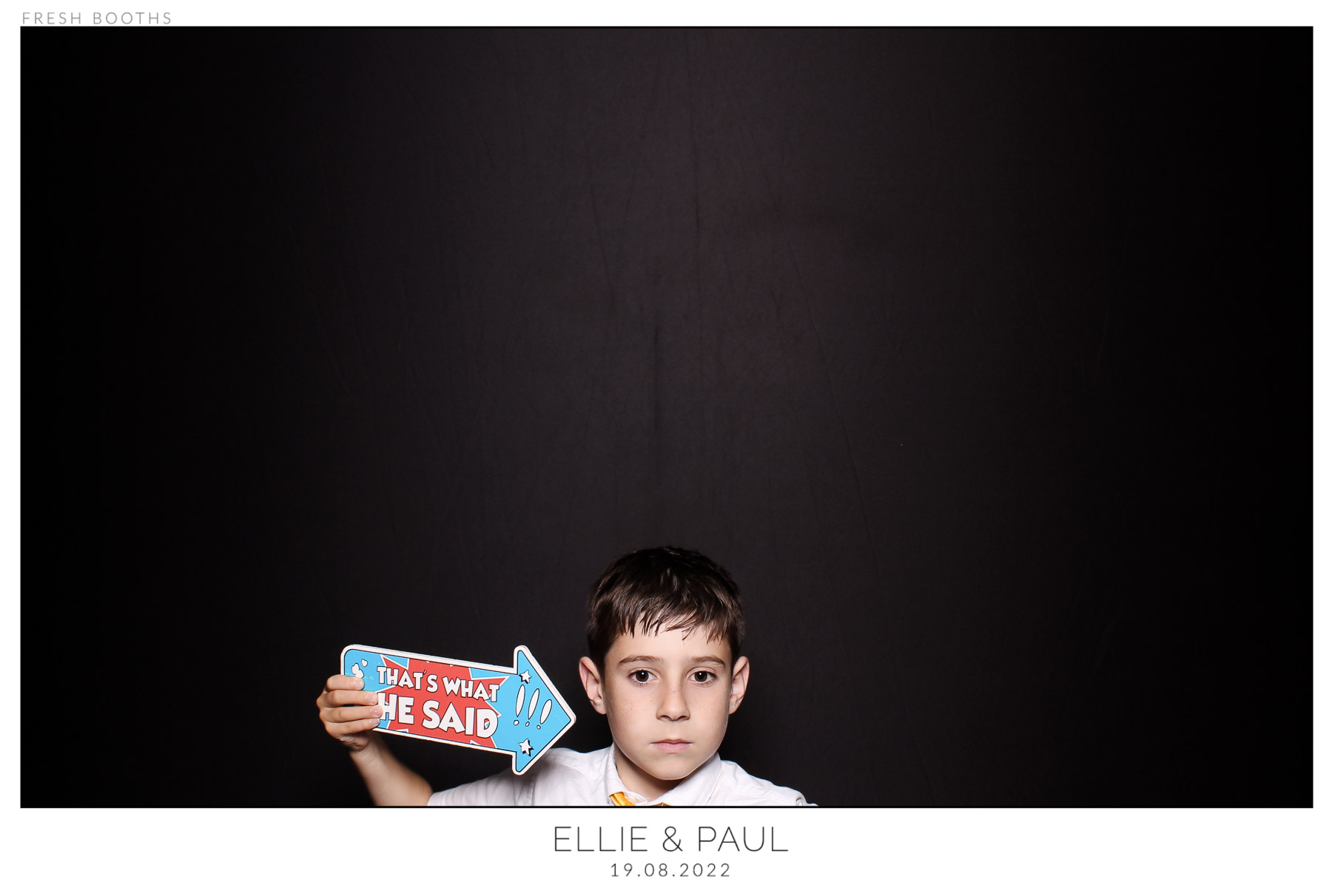 Ellie & Paul - classic Open Booth | View more photos from the event at gallery.freshbooths.com/u/FreshBooths/Ellie-Paul-classic-Open-Booth