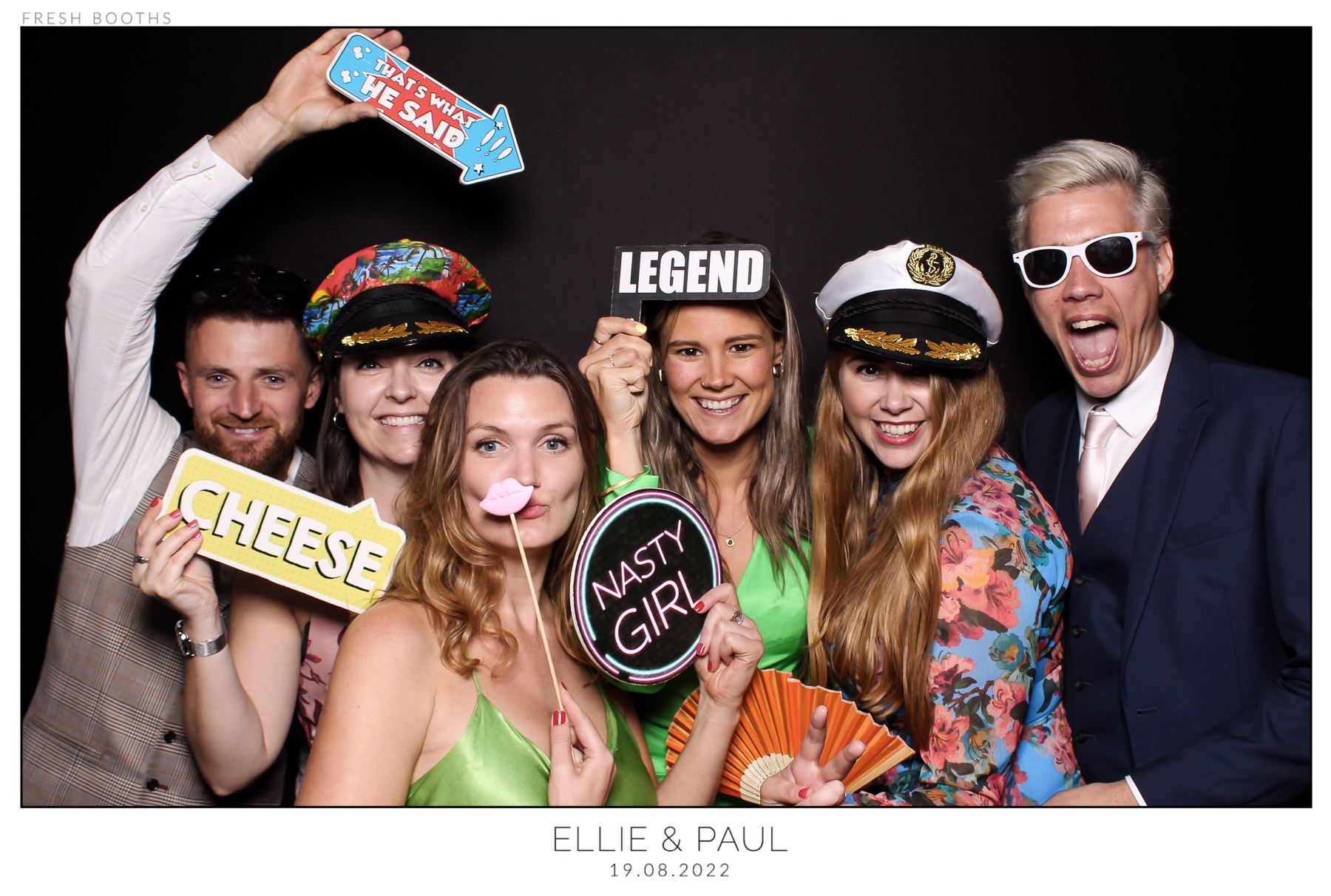 Ellie & Paul - classic Open Booth | View more photos from the event at gallery.freshbooths.com/u/FreshBooths/Ellie-Paul-classic-Open-Booth
