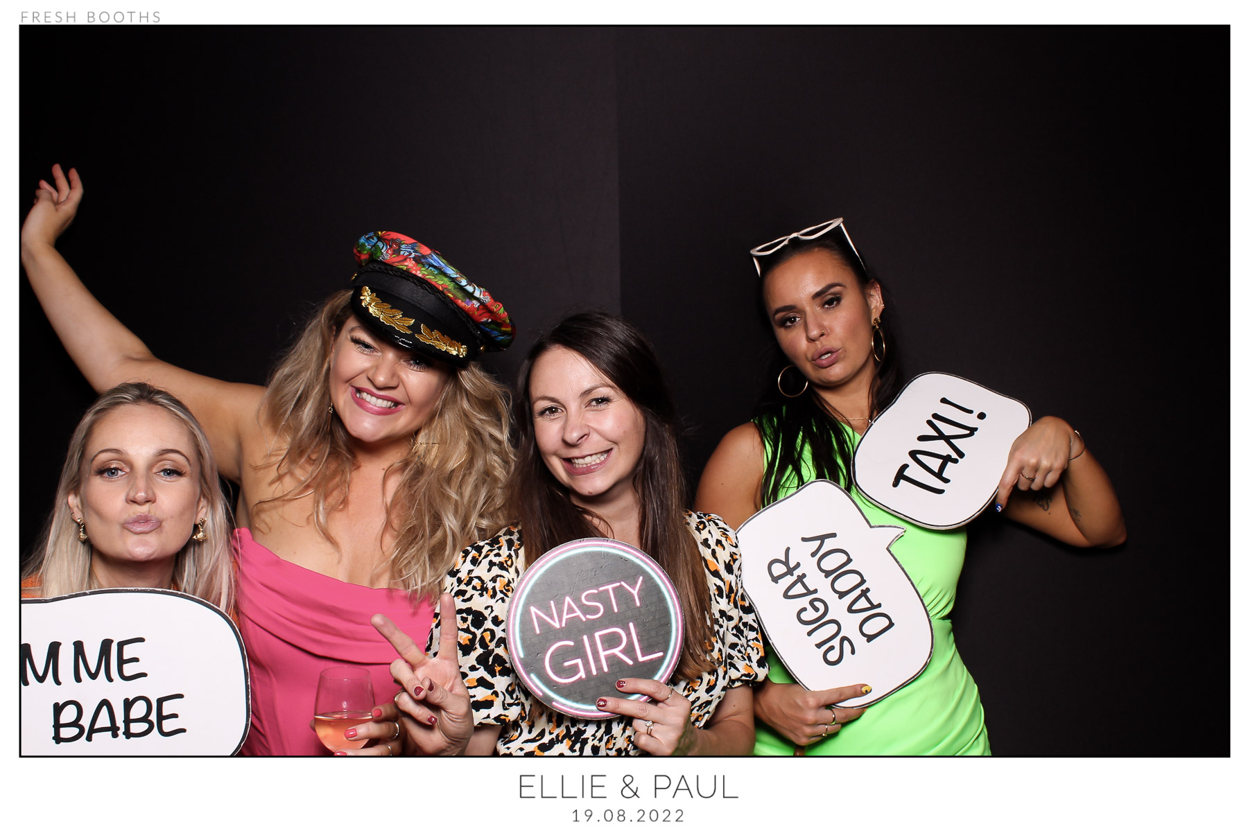 Ellie & Paul - classic Open Booth | View more photos from the event at gallery.freshbooths.com/u/FreshBooths/Ellie-Paul-classic-Open-Booth