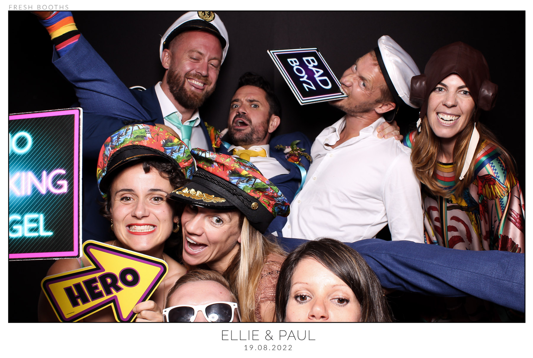 Ellie & Paul - classic Open Booth | View more photos from the event at gallery.freshbooths.com/u/FreshBooths/Ellie-Paul-classic-Open-Booth