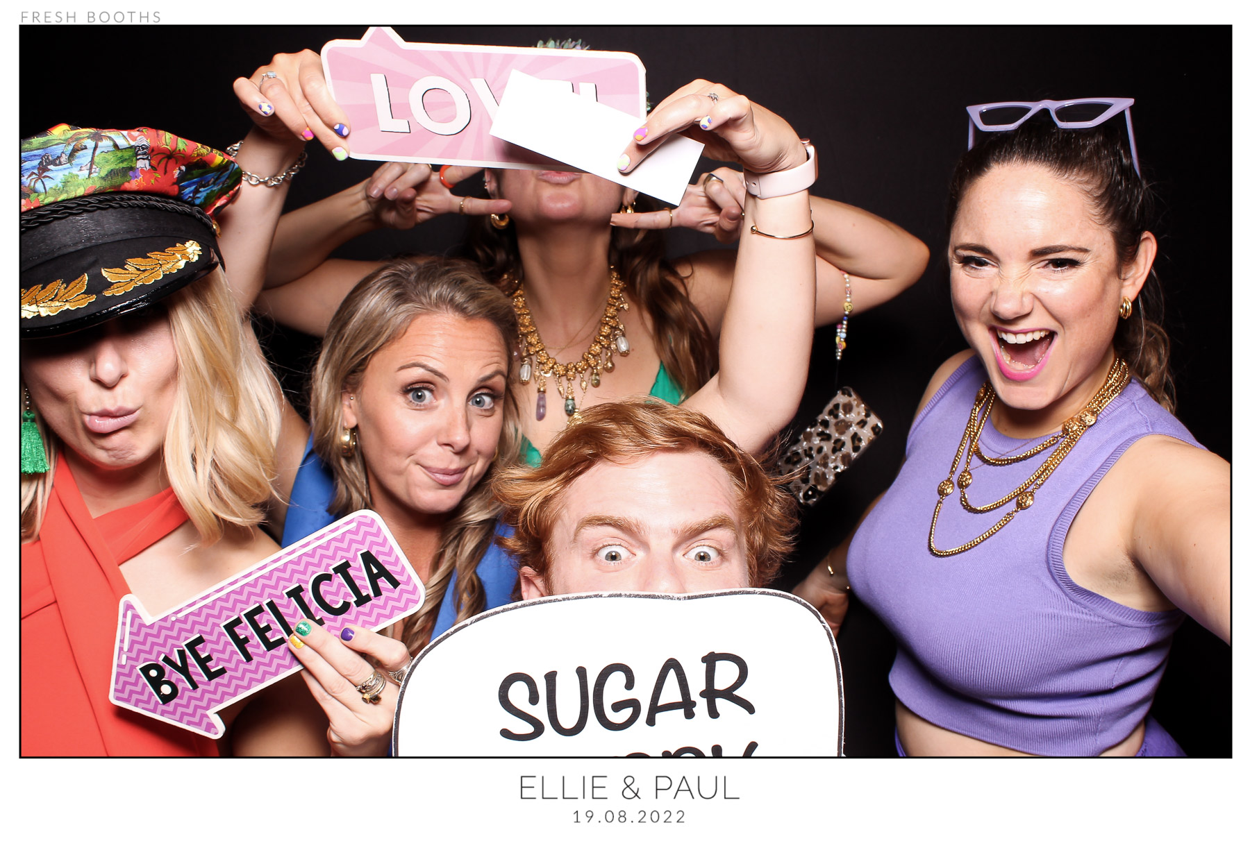 Ellie & Paul - classic Open Booth | View more photos from the event at gallery.freshbooths.com/u/FreshBooths/Ellie-Paul-classic-Open-Booth
