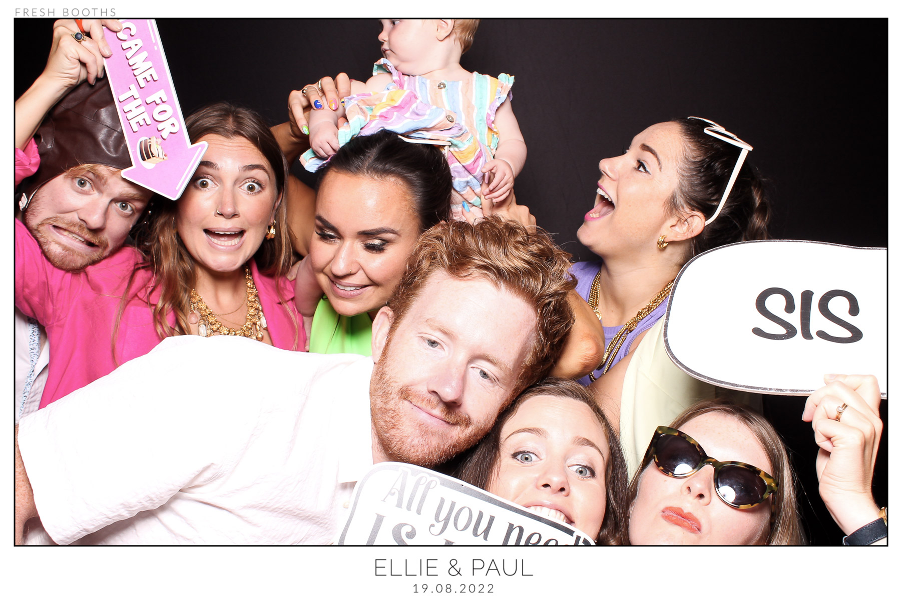 Ellie & Paul - classic Open Booth | View more photos from the event at gallery.freshbooths.com/u/FreshBooths/Ellie-Paul-classic-Open-Booth