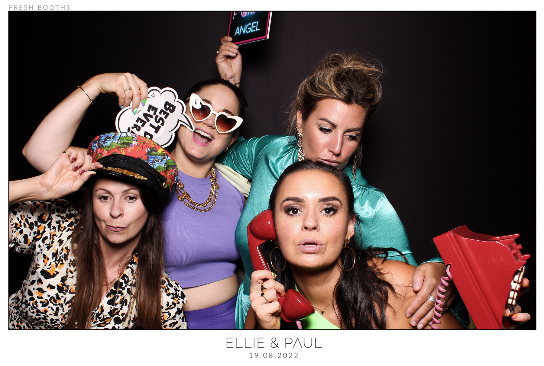 Ellie & Paul - classic Open Booth | View more photos from the event at gallery.freshbooths.com/u/FreshBooths/Ellie-Paul-classic-Open-Booth
