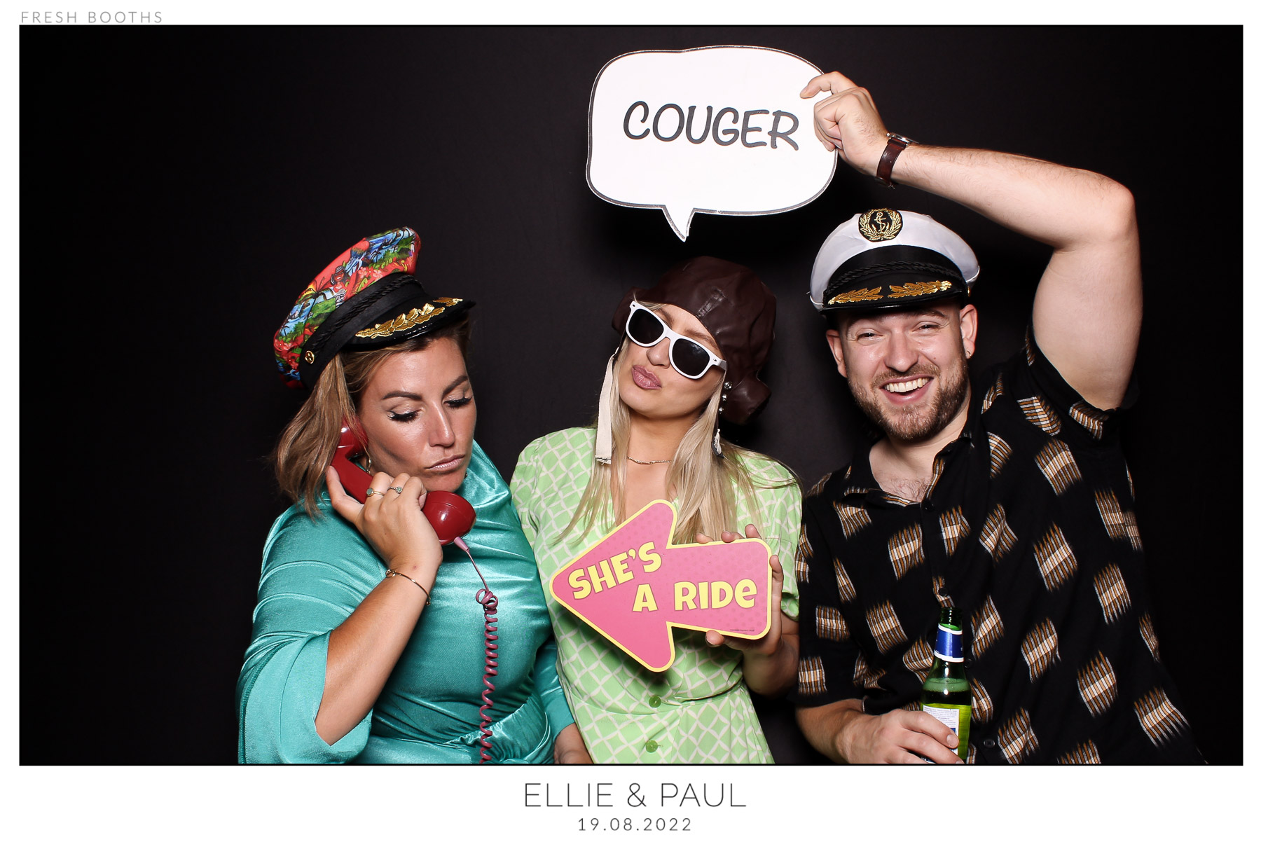 Ellie & Paul - classic Open Booth | View more photos from the event at gallery.freshbooths.com/u/FreshBooths/Ellie-Paul-classic-Open-Booth